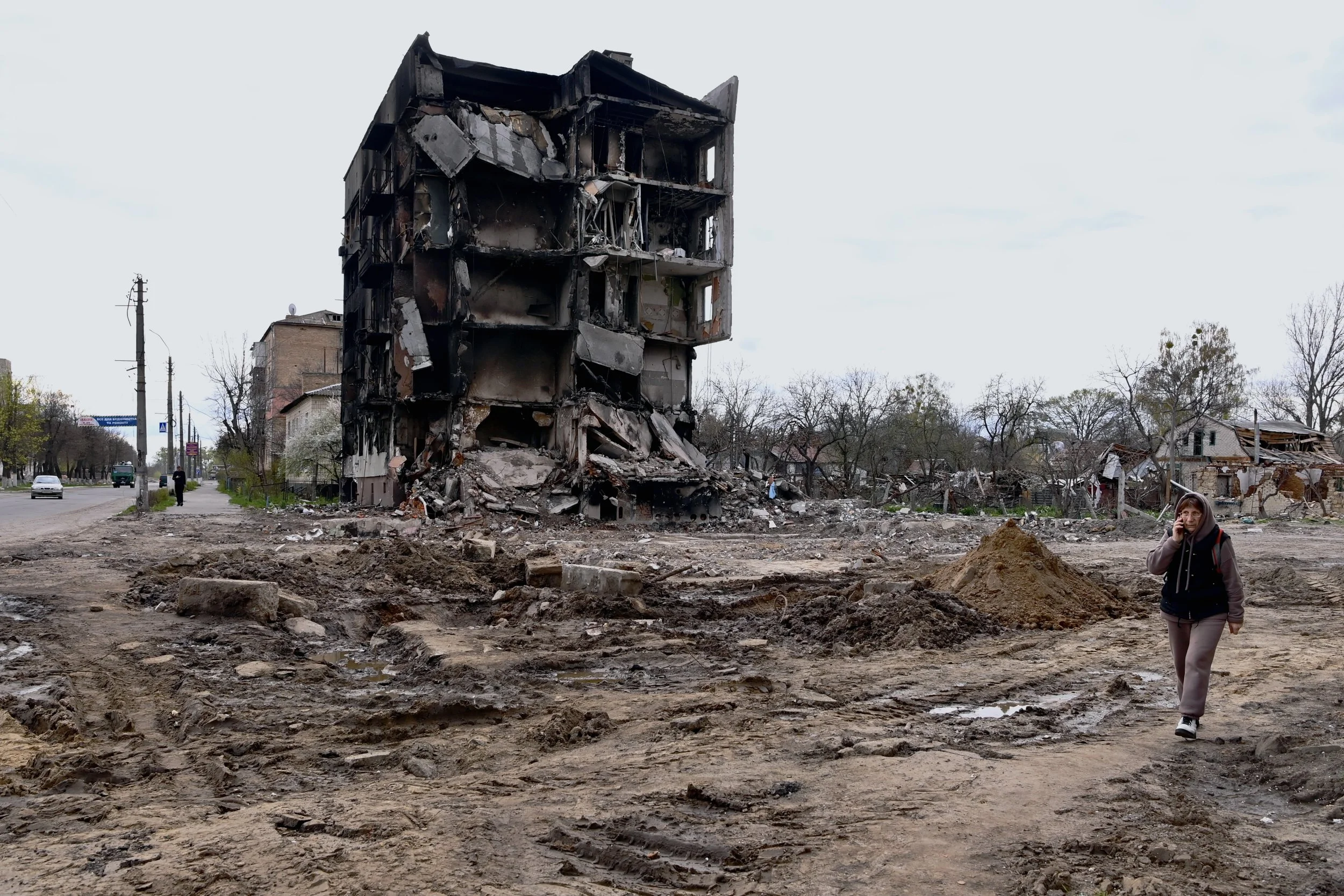 Destroyed Borodianka