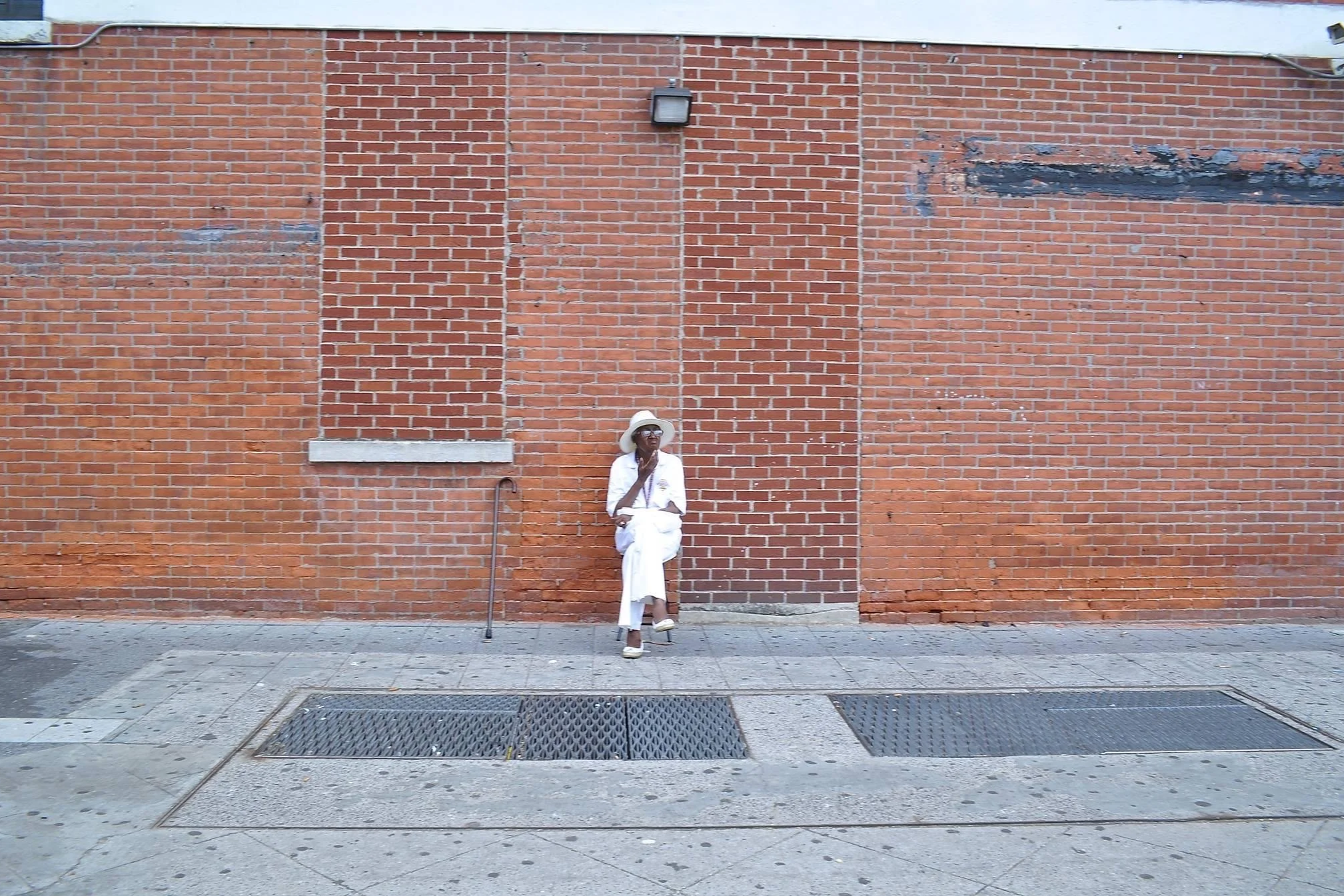 Woman in white