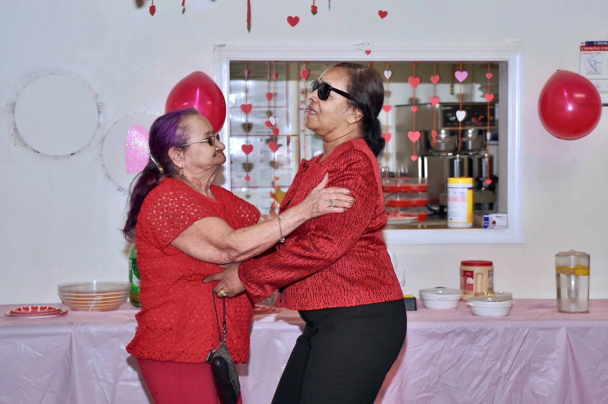 Valentine's Day at the Senior house