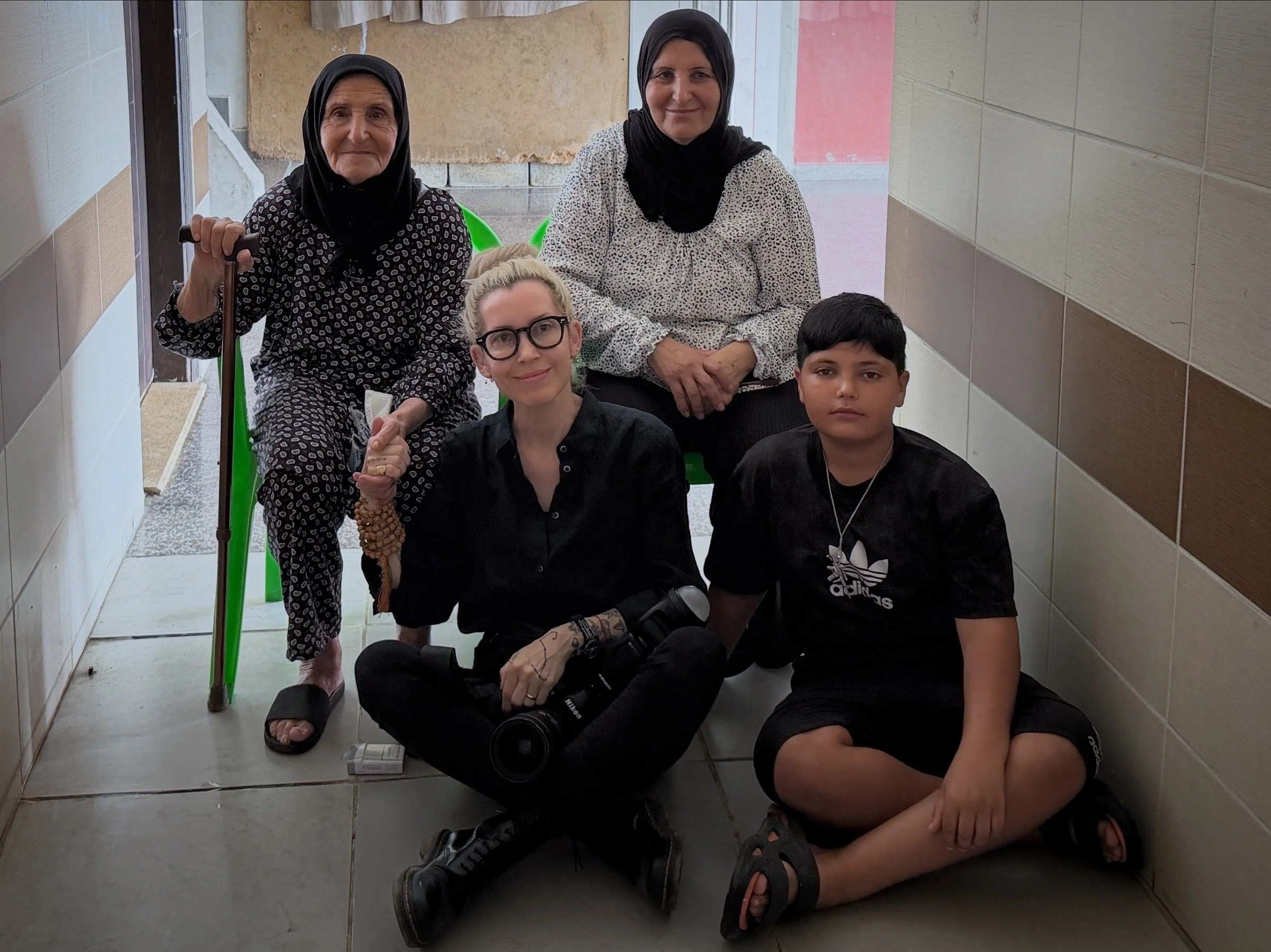 With Latifa, Nadja and Bob