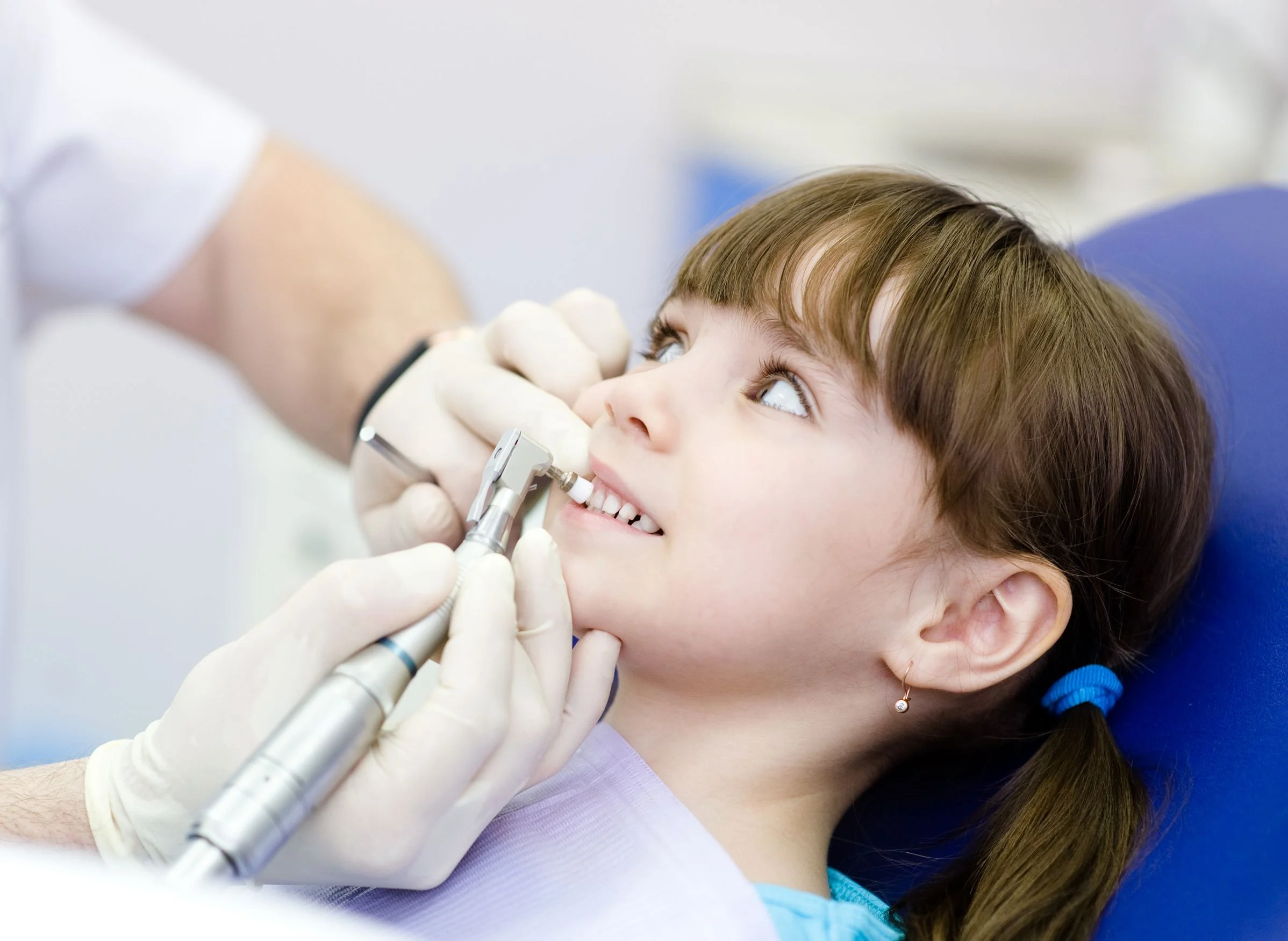 Child Teeth Cleaning Illustration