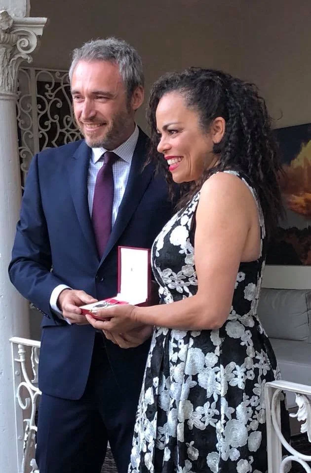 Sabra Receiving Award.jpg