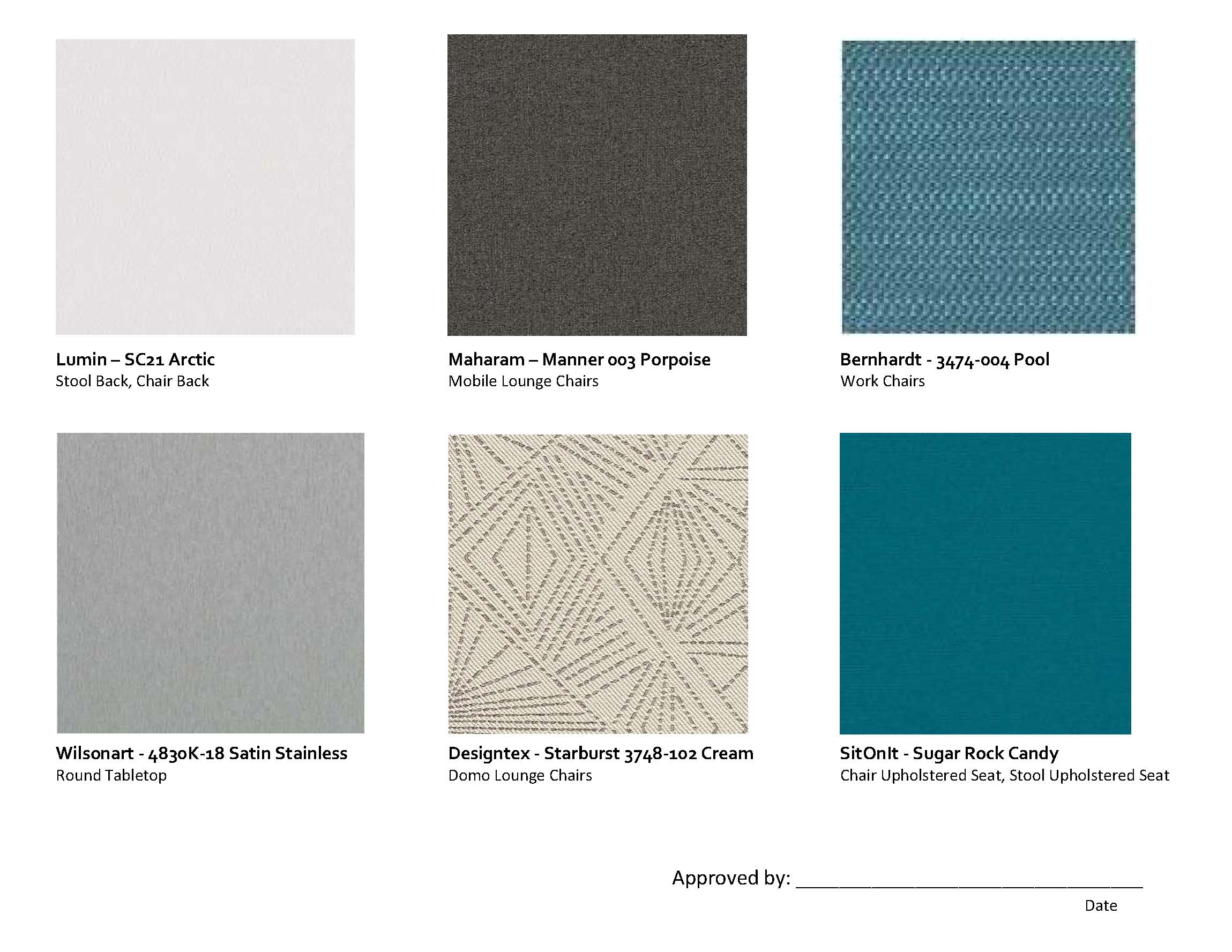 Color Boards and Sample Binders