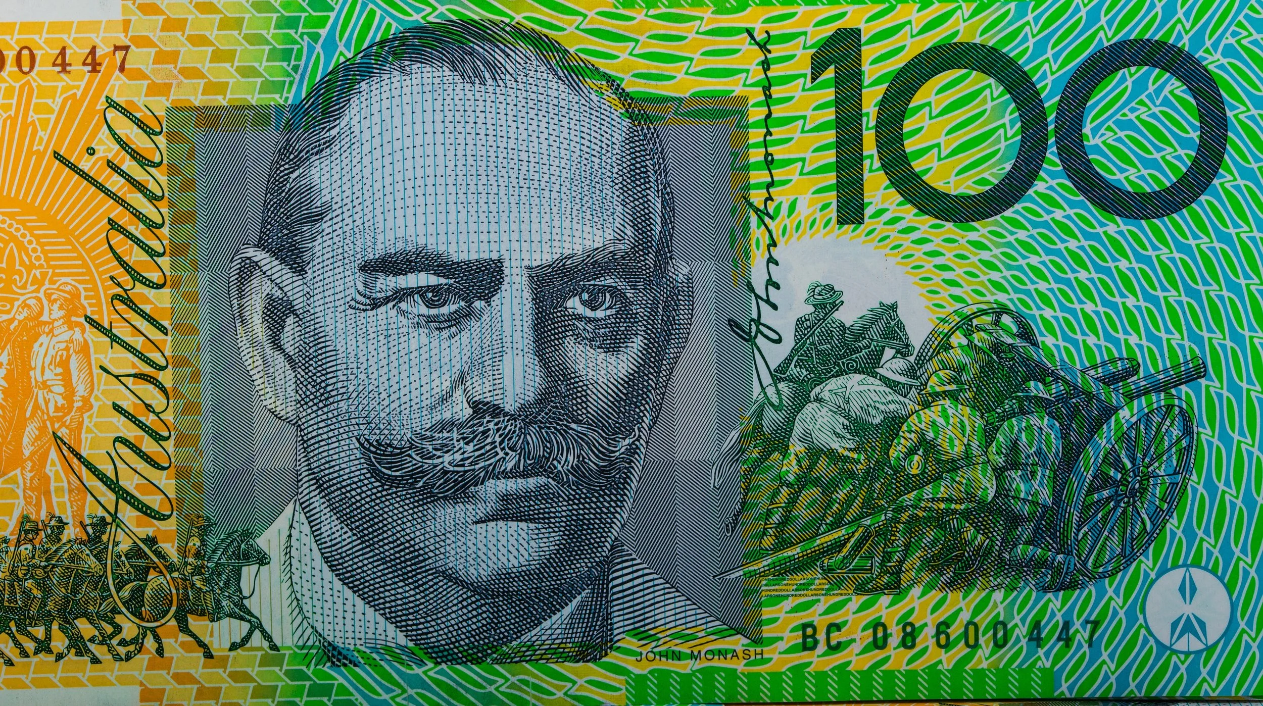 The General on the face of Australia’s highest currency dollar bill