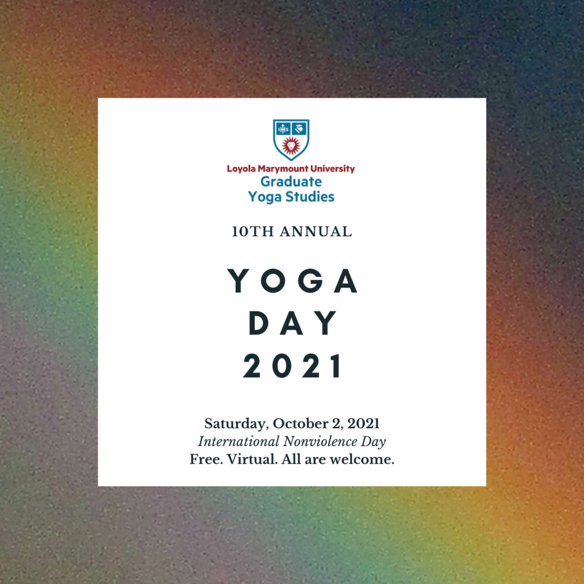 10th Annual LMU Yoga Day 2021