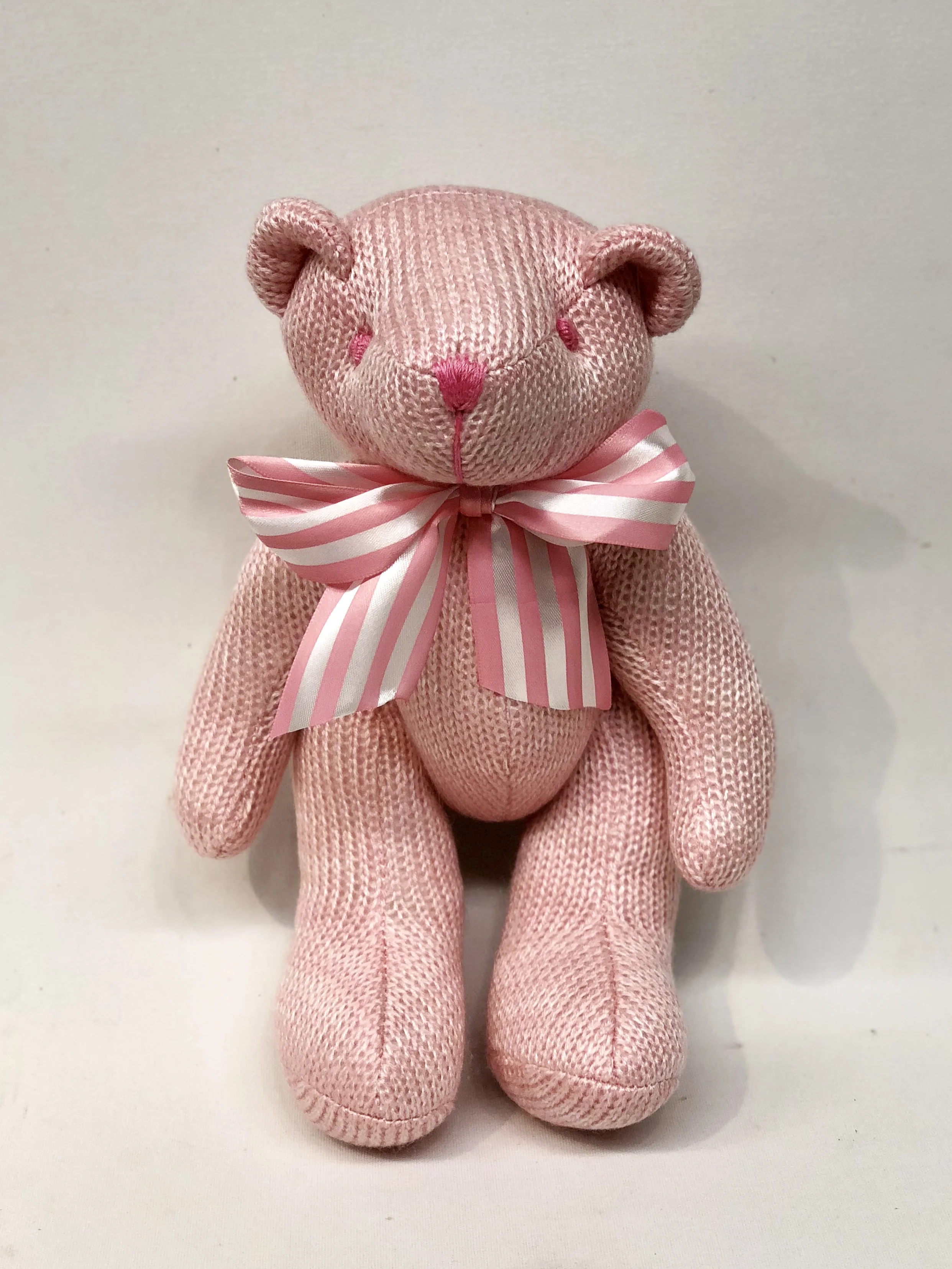 Pink Knitted Teddy Bear