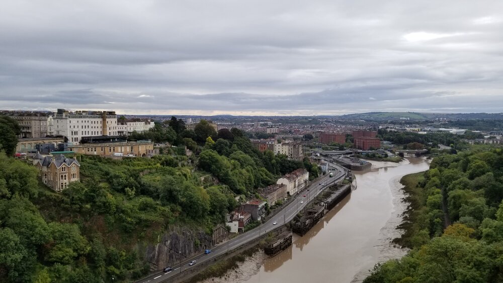 View from the Clifton Suspension Bridge