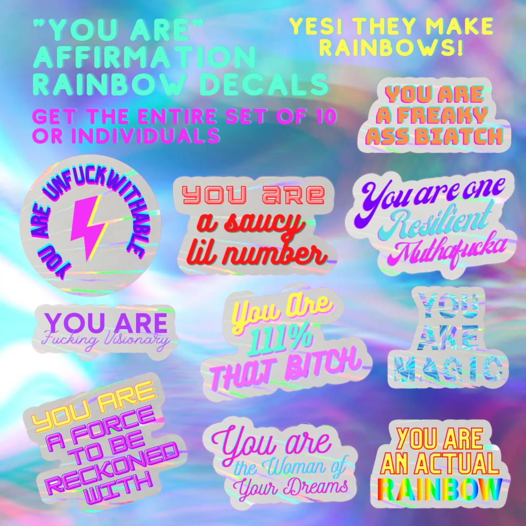 You are Affirmation Rainbow Decals (4).png