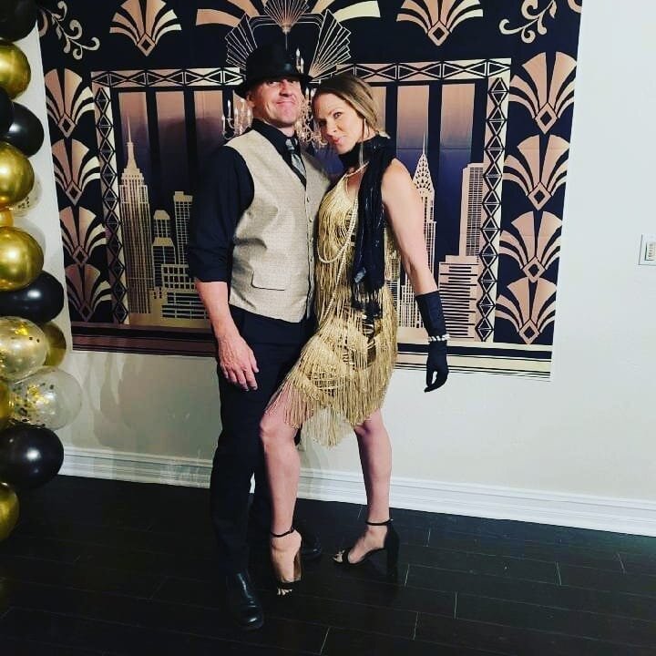 After closures and economic collapse,, a Great Gatsby Party was definitely in order to celebrate my amazing friend @shellspelman .  Happy 40th you gorgeous beast!! It was an epic night