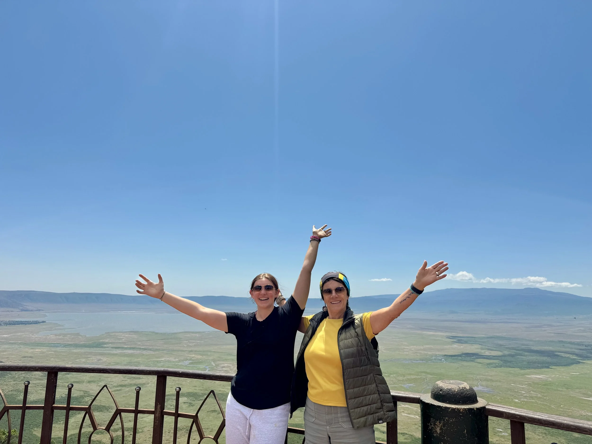 Izzy and omi 2025 Tanzania Ngorongoro Crater.jpeg