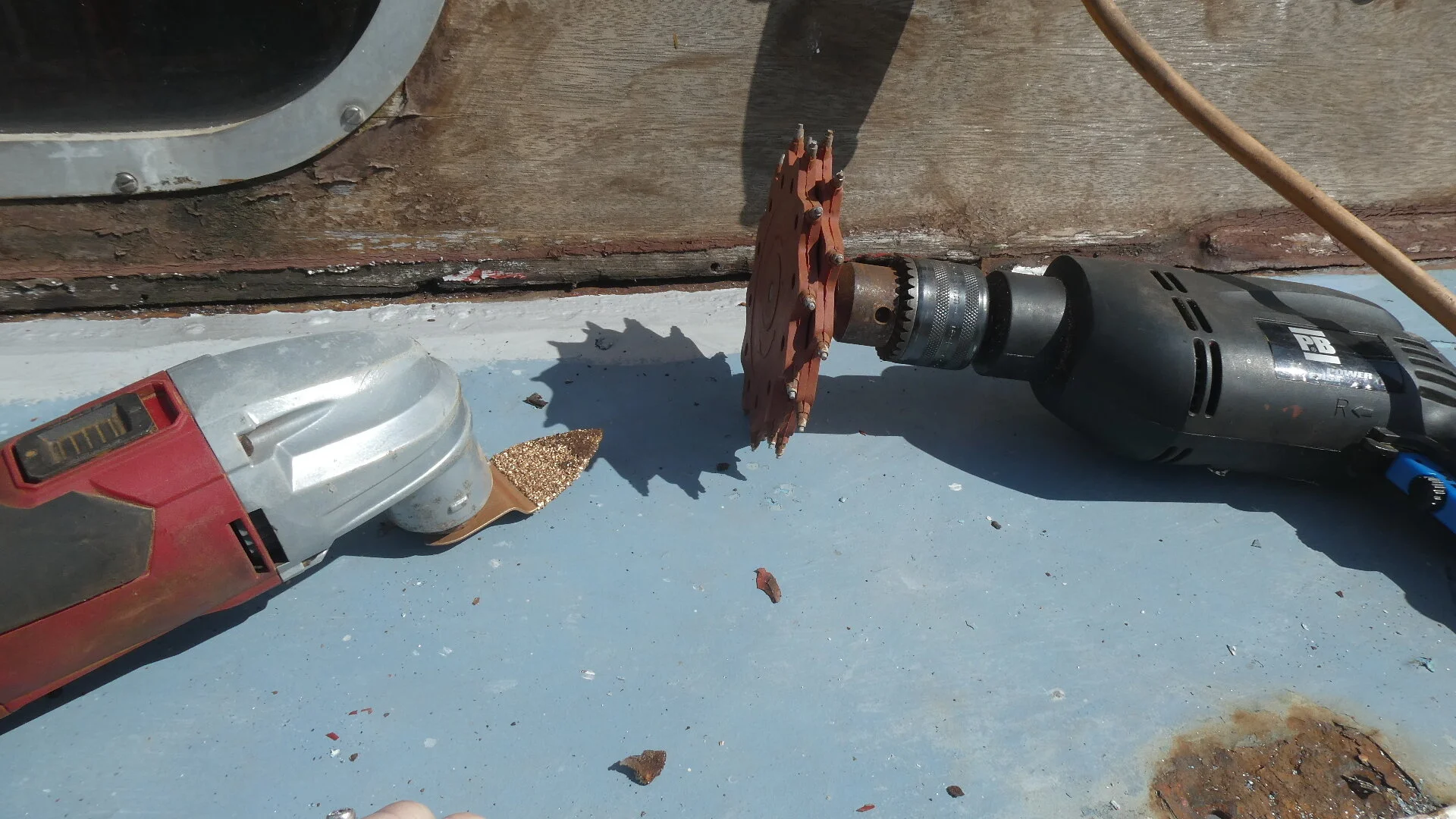 Deck prep, the start...