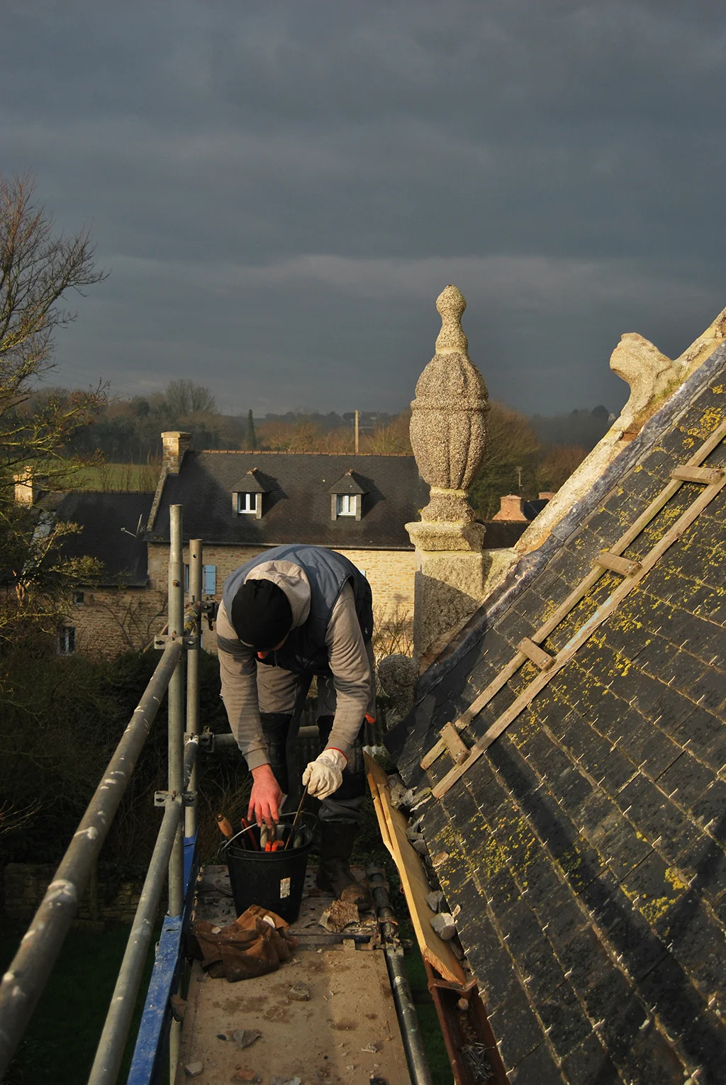 travaux de couverture et d'étanchéité des solins