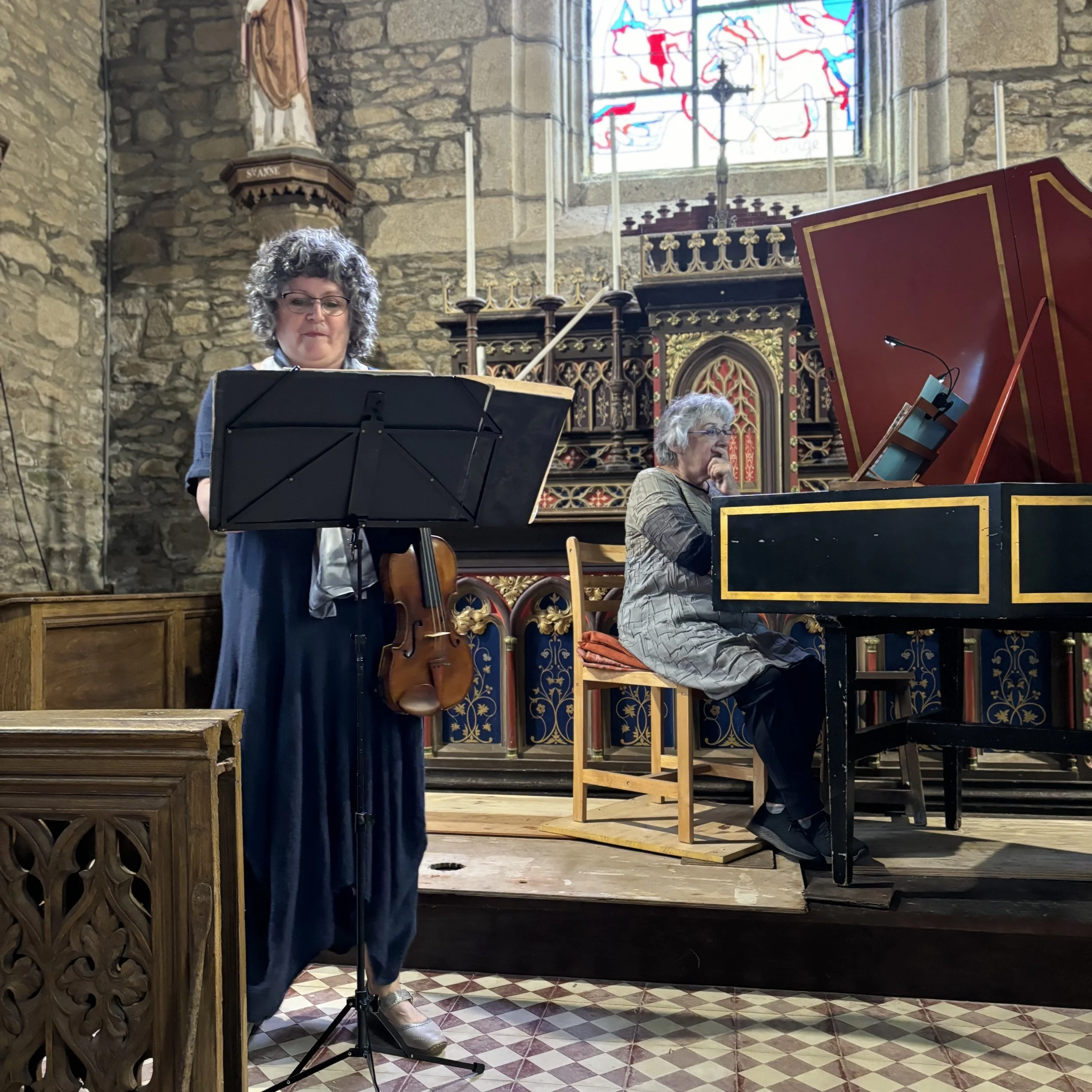  Concert : Montréal /Paris , Musique baroque    Anne Robert, violon Laure Morabito, Claveciniste