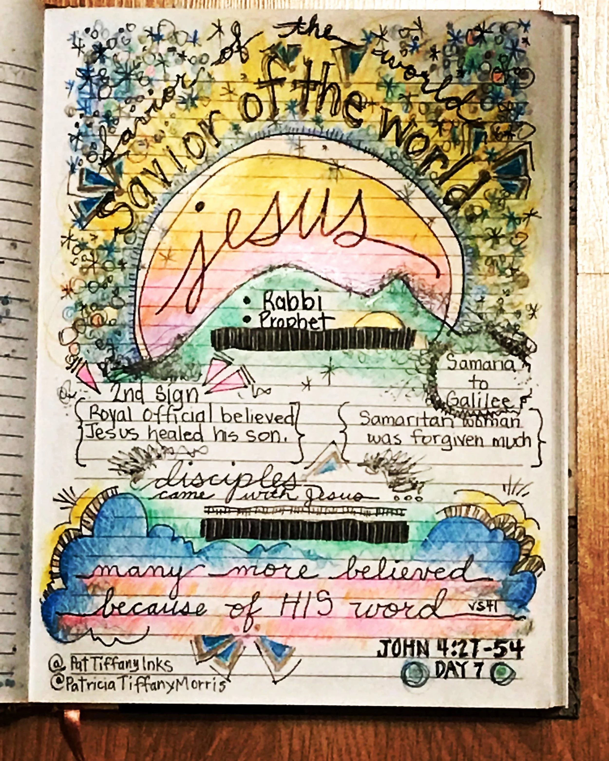 #christiancreative #biblescripture #biblejournaling #illustratedjournal #patriciatiffanymorriswriter