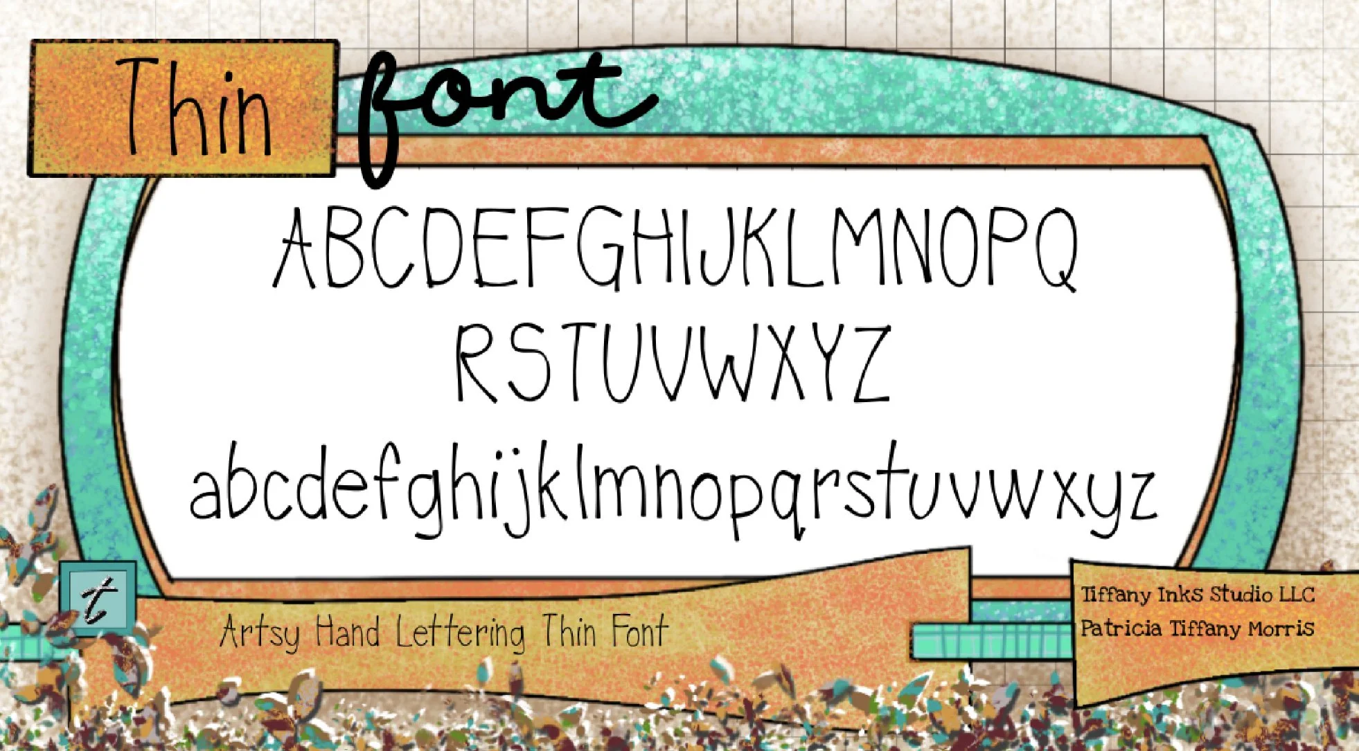 FONT Artsy hand Lettering Thin ABC ipad SS.jpeg