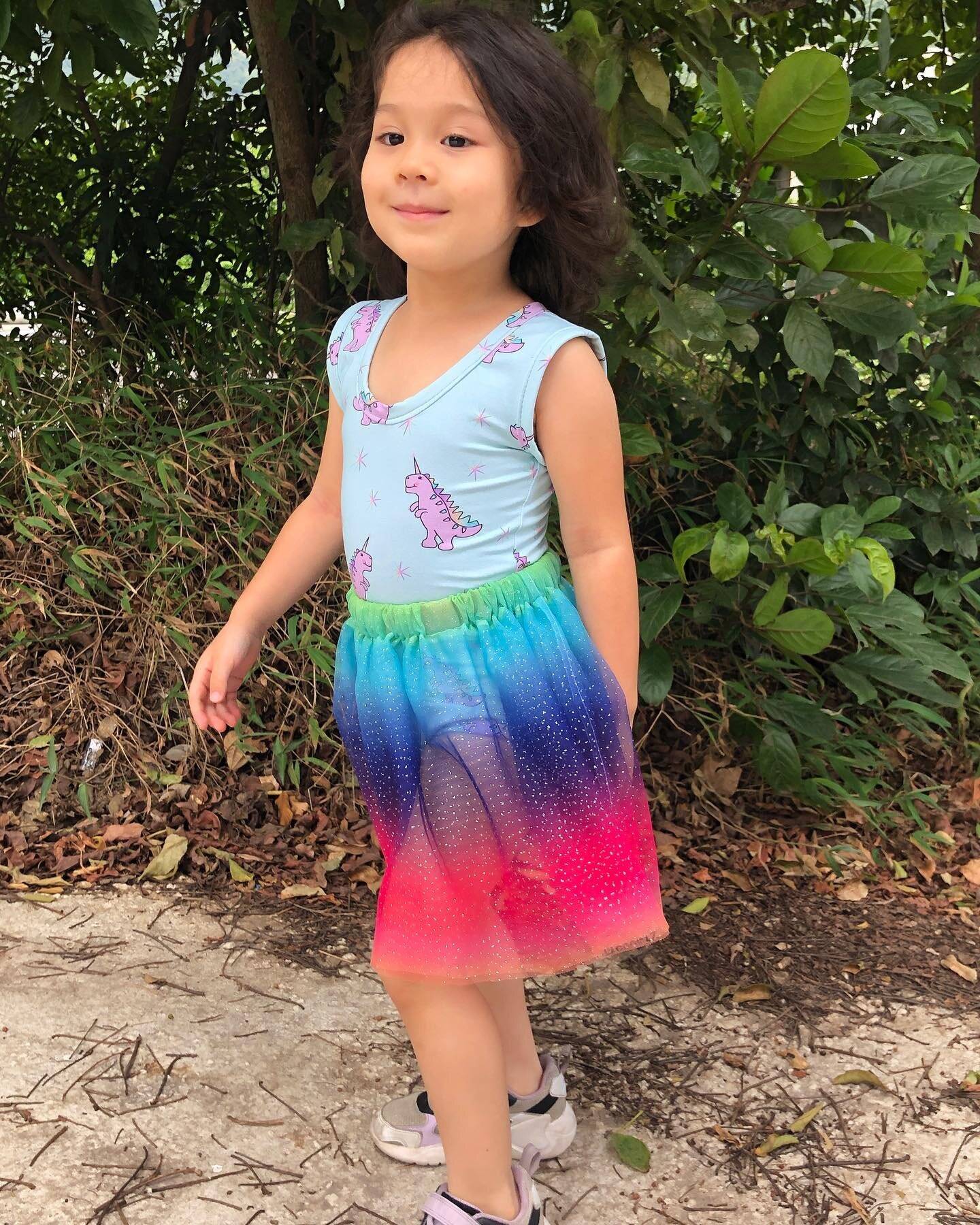 Magical dinocorns + rainbow + sparkles = one very happy little girl. Dinocorn fabric available for preorder from @wild_boar_fabrics 
.
.
.
.
.
.
.
.
.
.
.
#insomniactextiles #wildboarfabrics #handcraftedinhongkong #locallysourced #locallymade #suppor