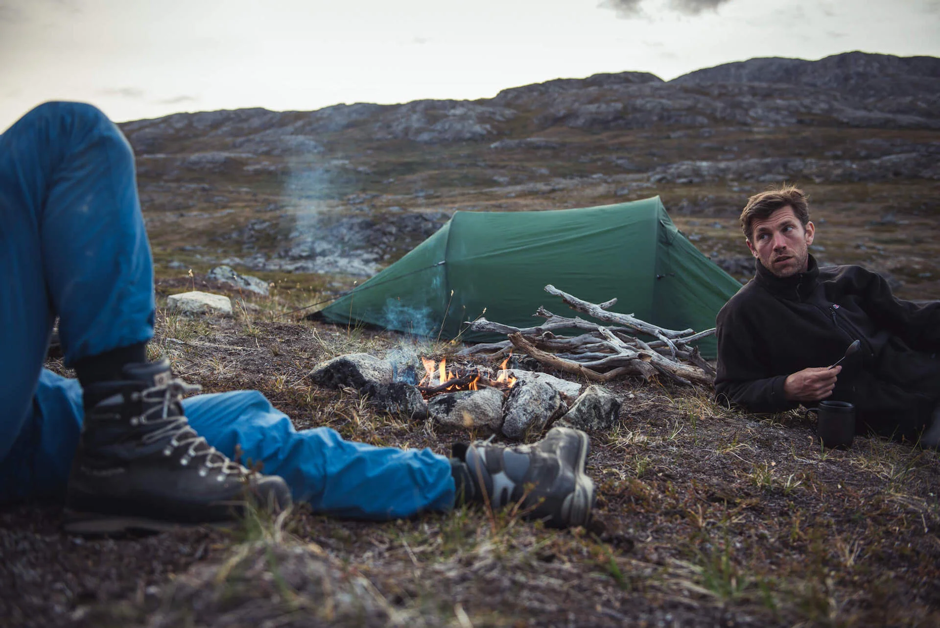 Camp, ~100km east of Nuuk, 2016.