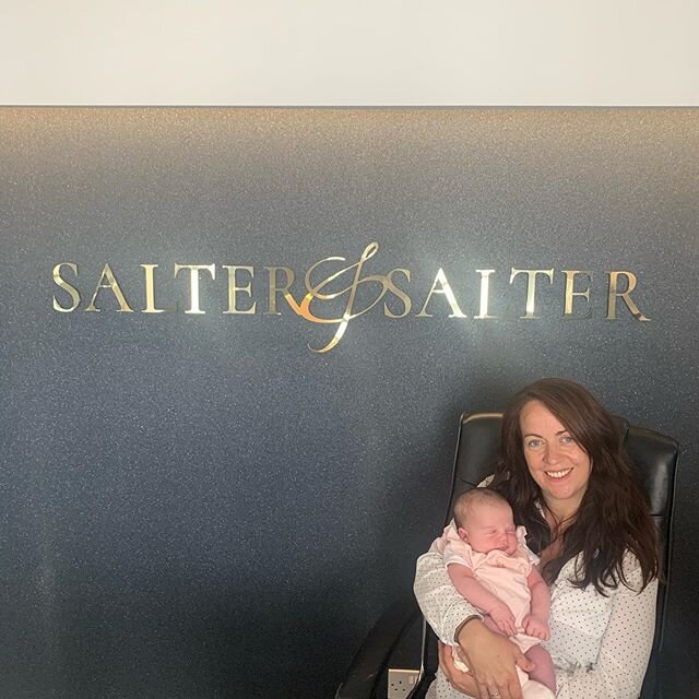 2 week old apprentice - welcome to @salterandsalter Nancy-Rose  xxx #daughteratworkday #babyatwork #interiordesignerinthemaking #interiordesign #homedecor #bespokefurniture #bespokekitchen #luxuryhomes