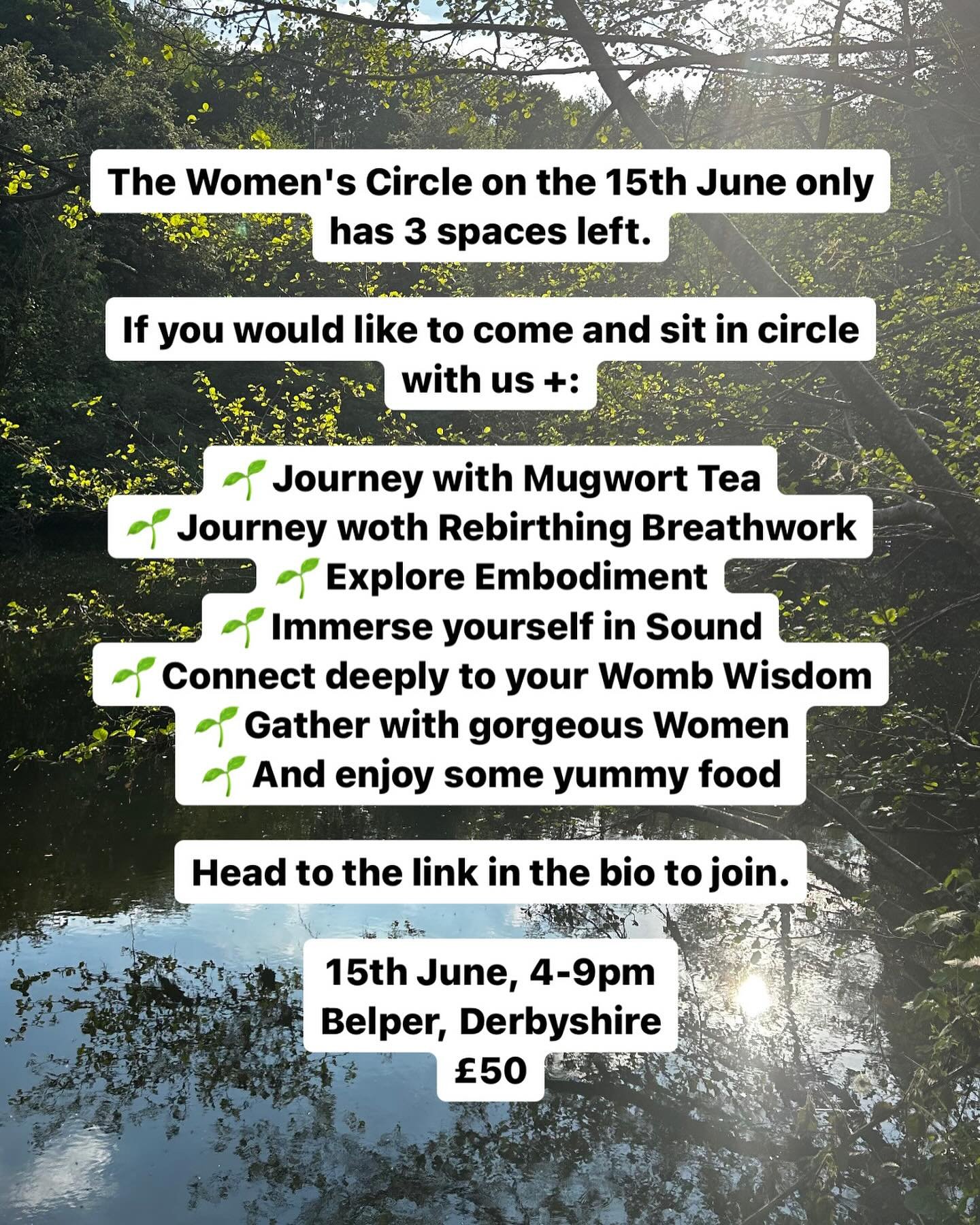 Next months Earthed Body Women&rsquo;s Circle is filling up quickly, if you would like to join us, pleased head to the bio to book your spot. 

We will be harnessing the upcoming Summer Solstice Energy as we Journey deep into our inner worlds.
☀️❤️&z