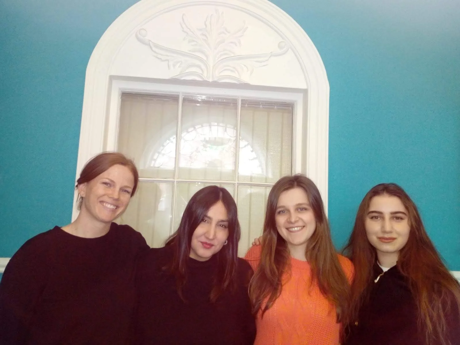 From left to right: Taylor, Francesca, Klaudia and Magdalina
