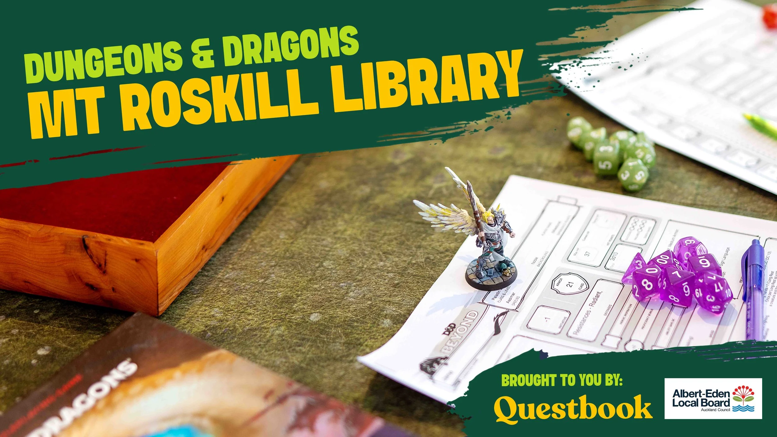 Dungeons &amp; Dragons:  Mt Roskill Libarary