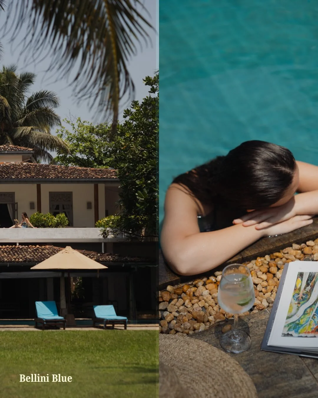 Set in Unawatuna, Sri Lanka, Bellini Blue puts you close to the beach, while giving you your own peaceful space to come back to after a day exploring the South Coast.

DM us to book your stay.
