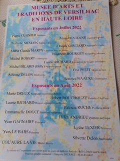 Exposition @ Musée d'Arts et Traditions de Versilhac 43200 en Haute Loire