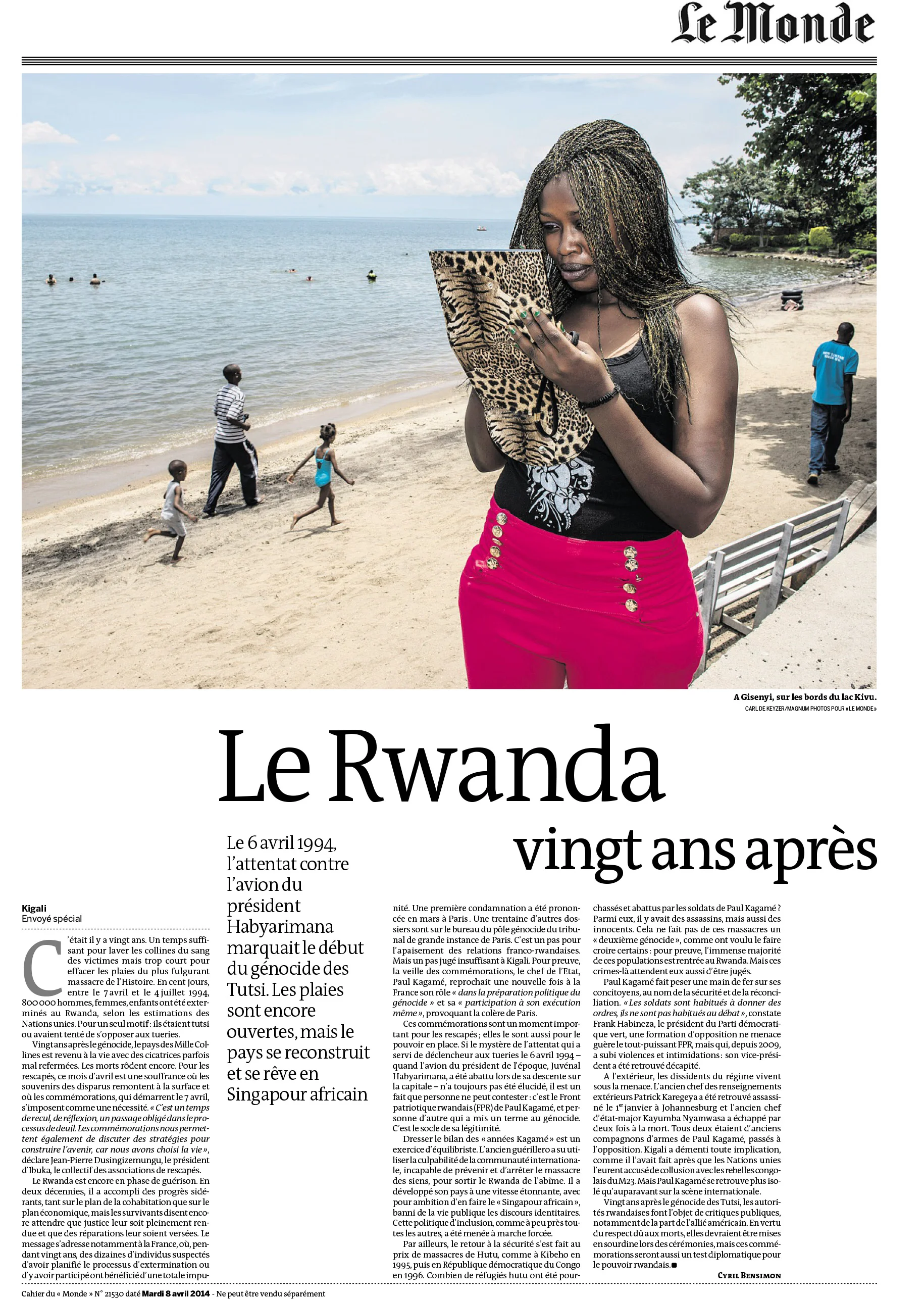 Rwanda - 20 ans après