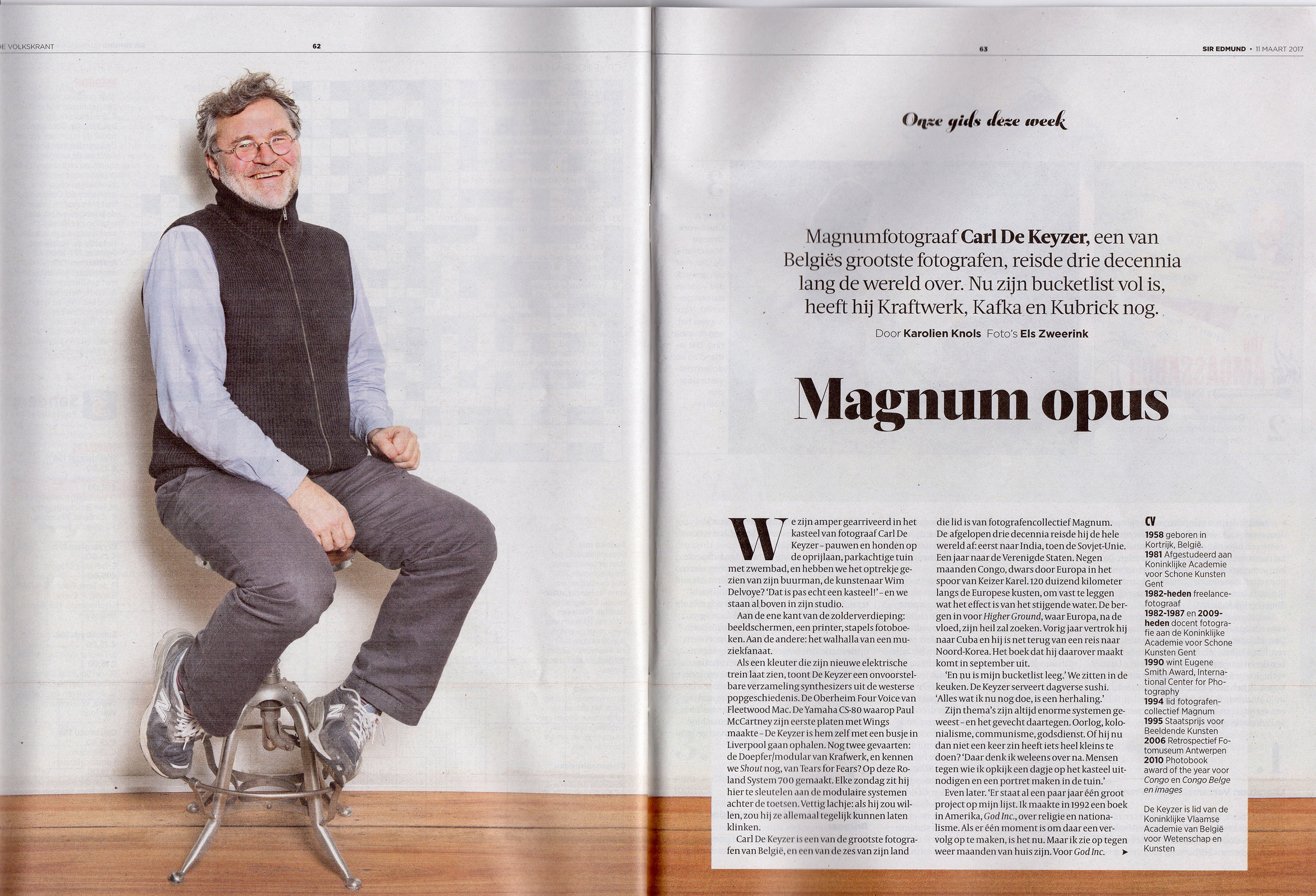 Sir Edmund De Volkskrant (Interview)