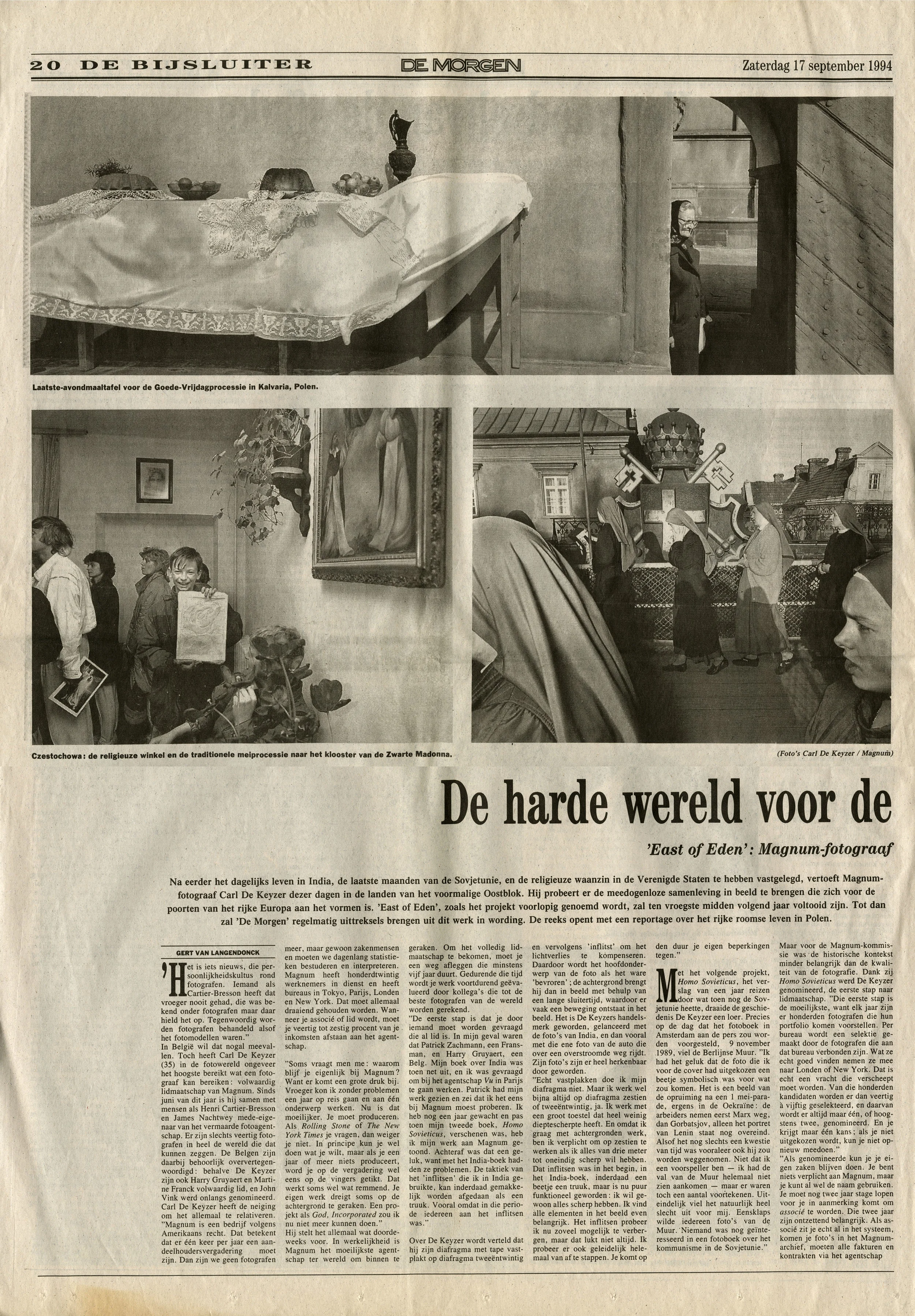 De Morgen (East of Eden)