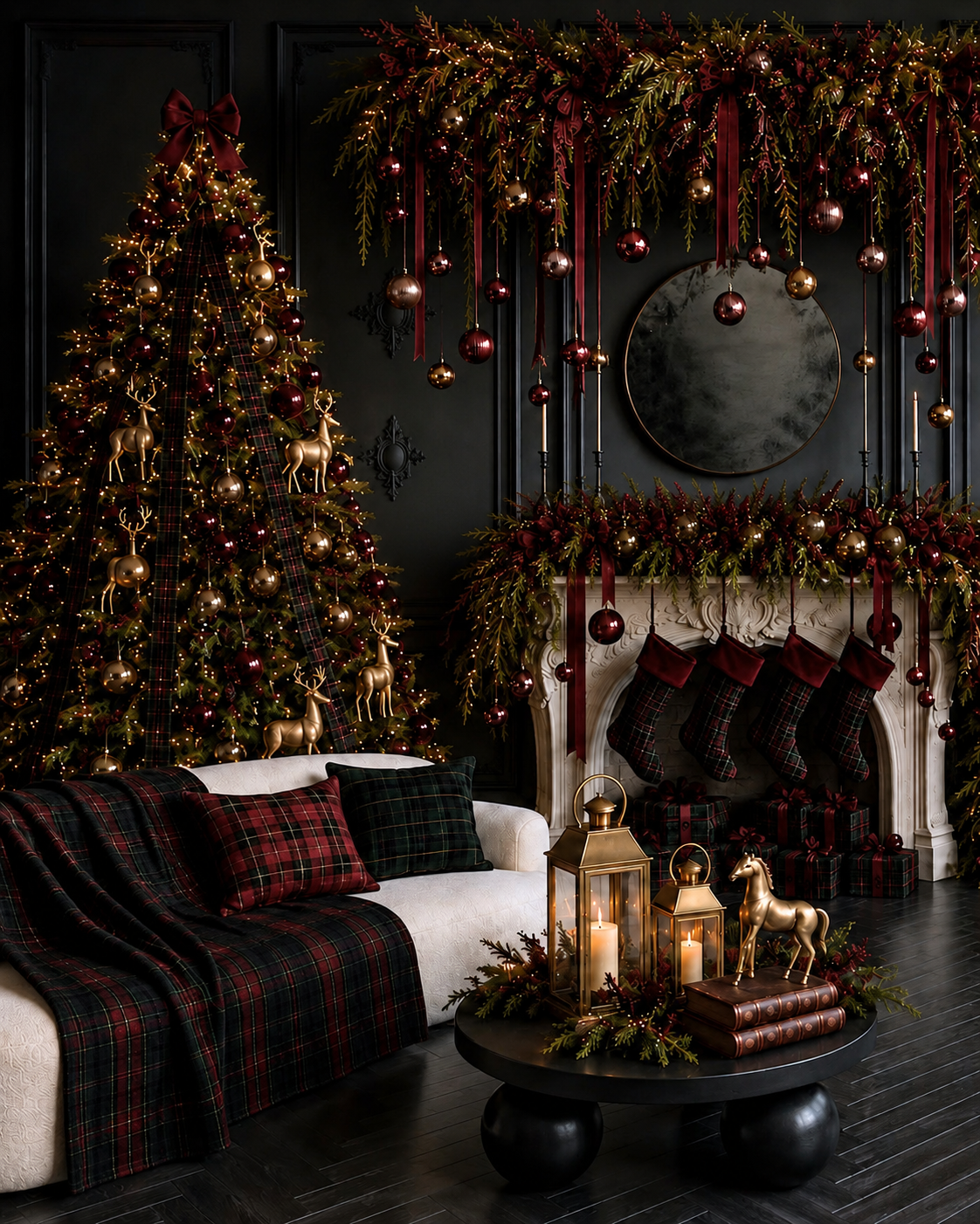 Luxurious Plaid Christmas Living Room.png