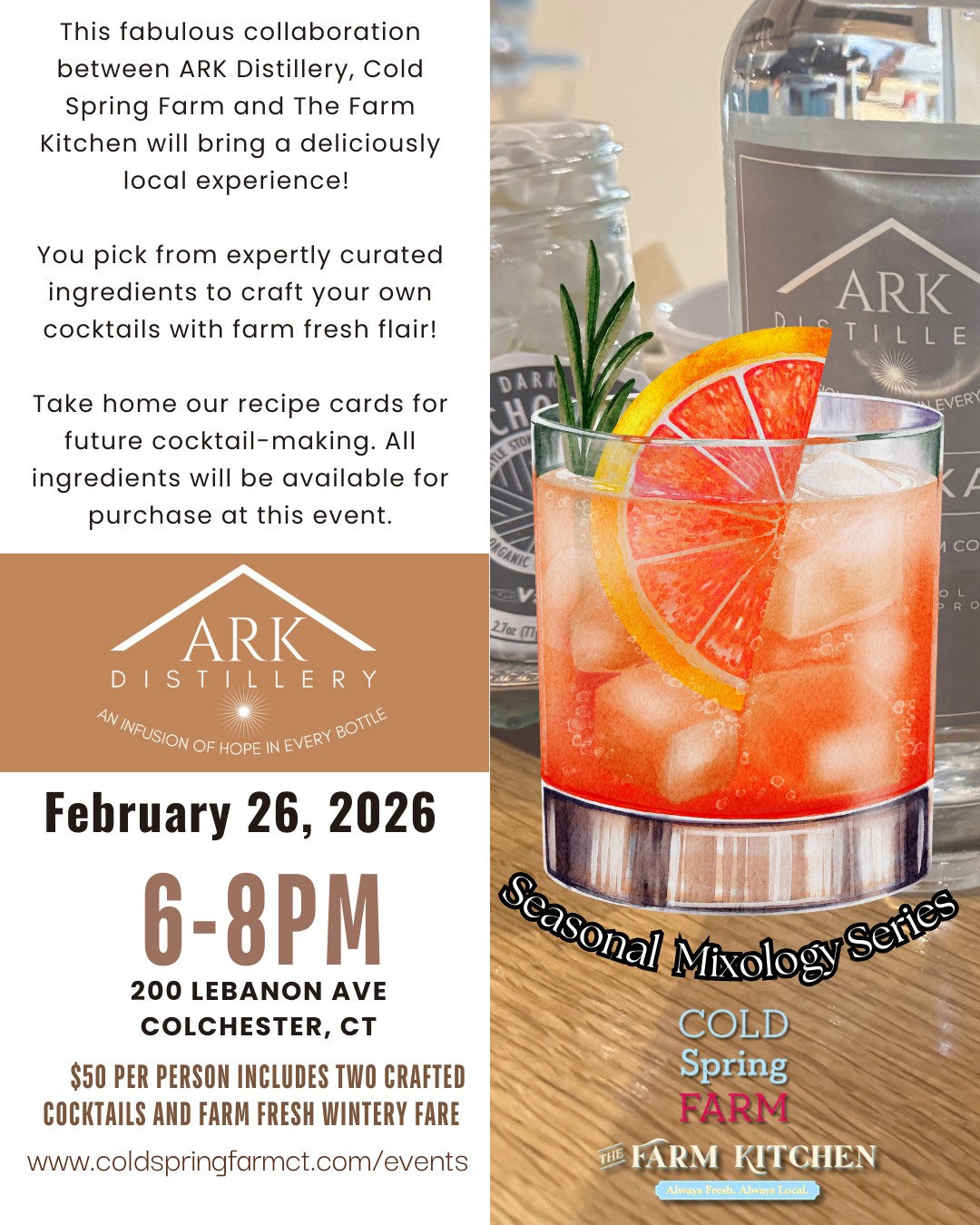 Seasonal Mixology Series: Winter