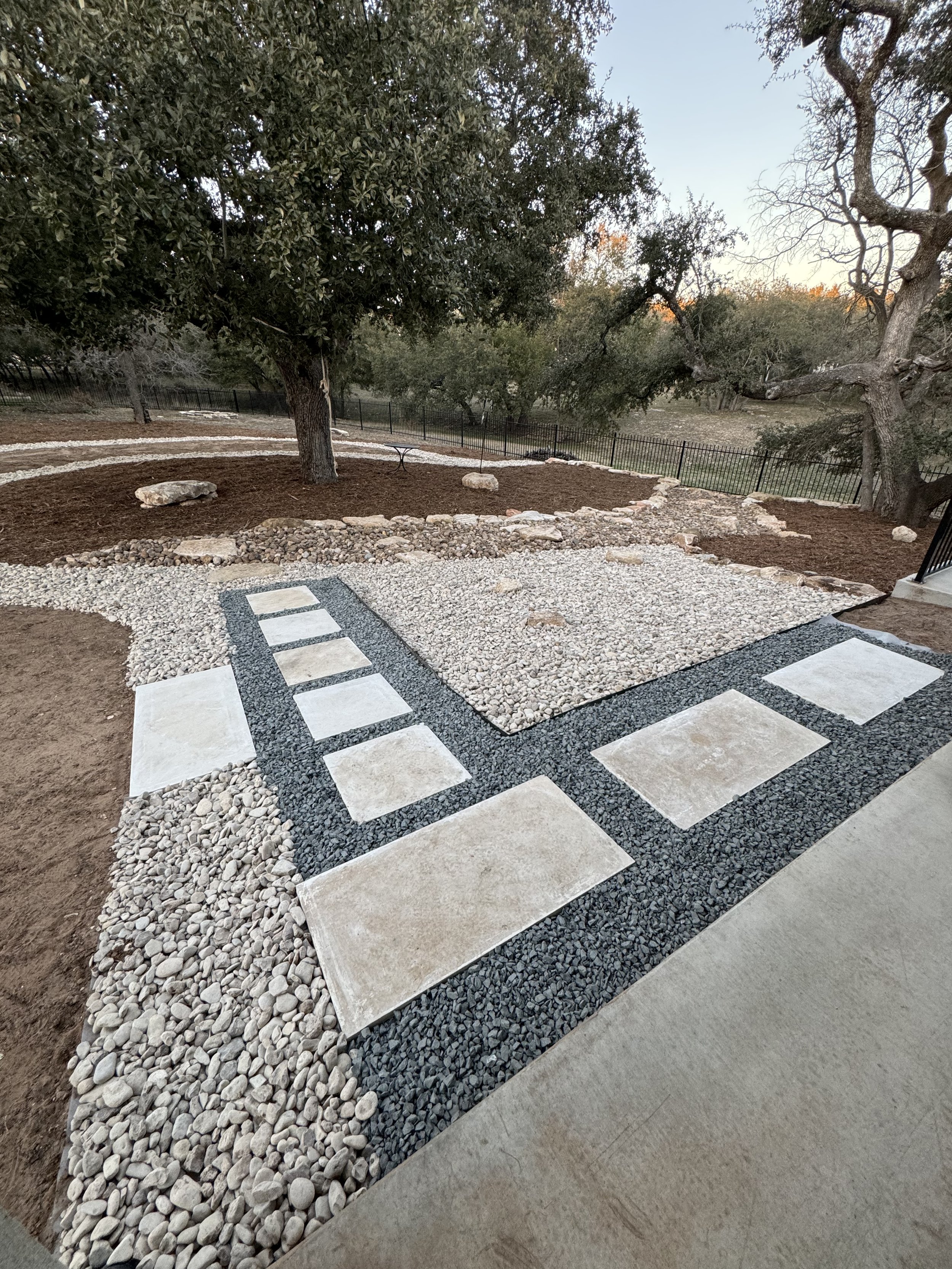 Dry River Bed for Drainage with Pavers.jpg