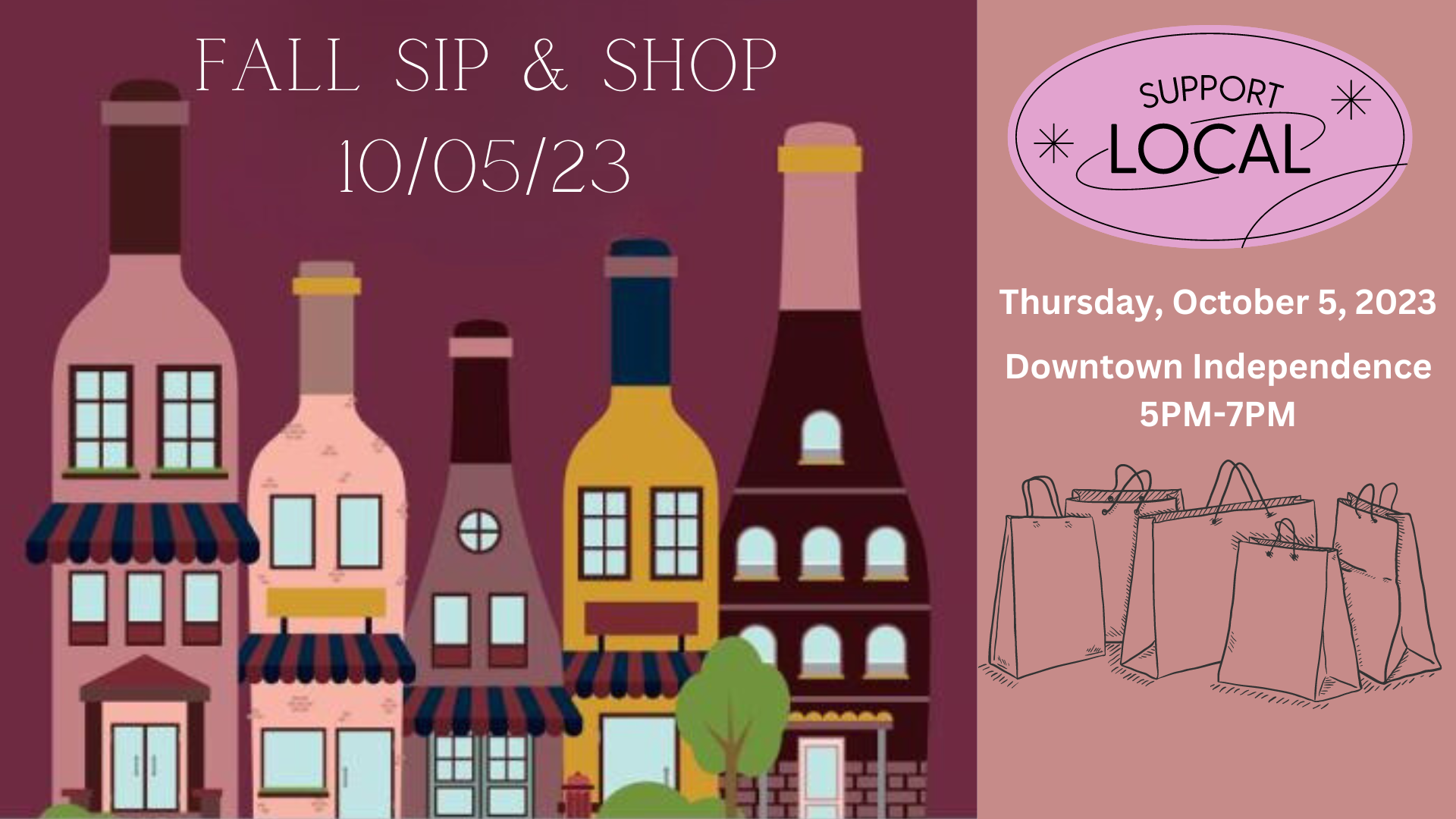 Fall Sip &amp; Shop