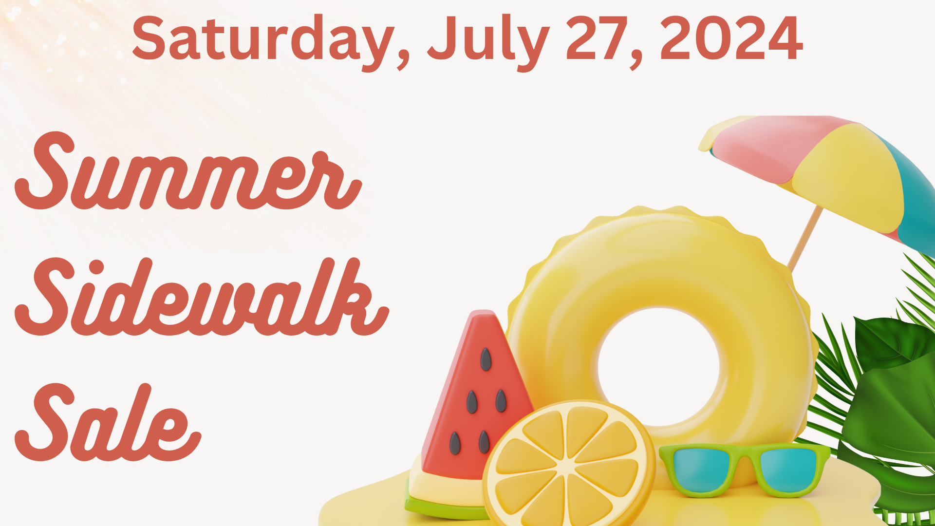 Summer Sidewalk Sale