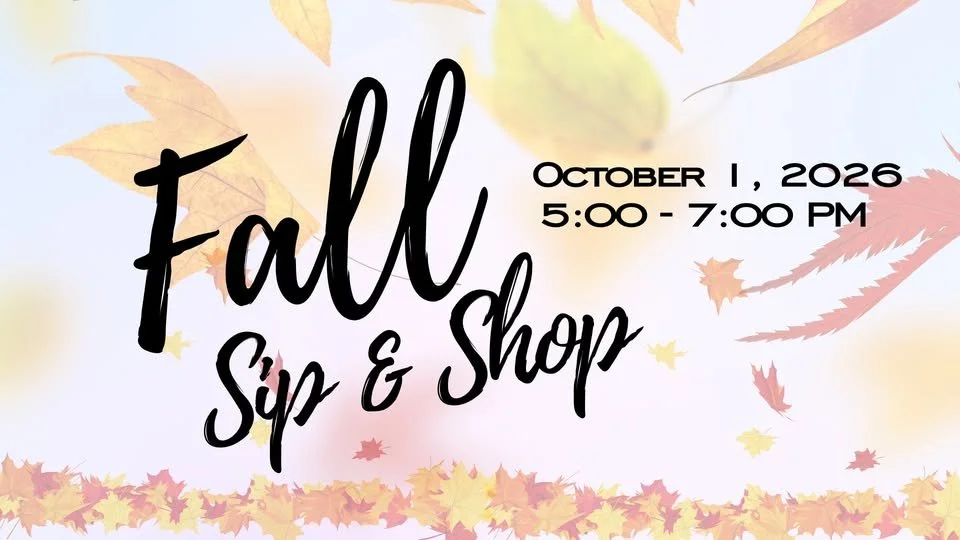 Fall Sip &amp; Shop