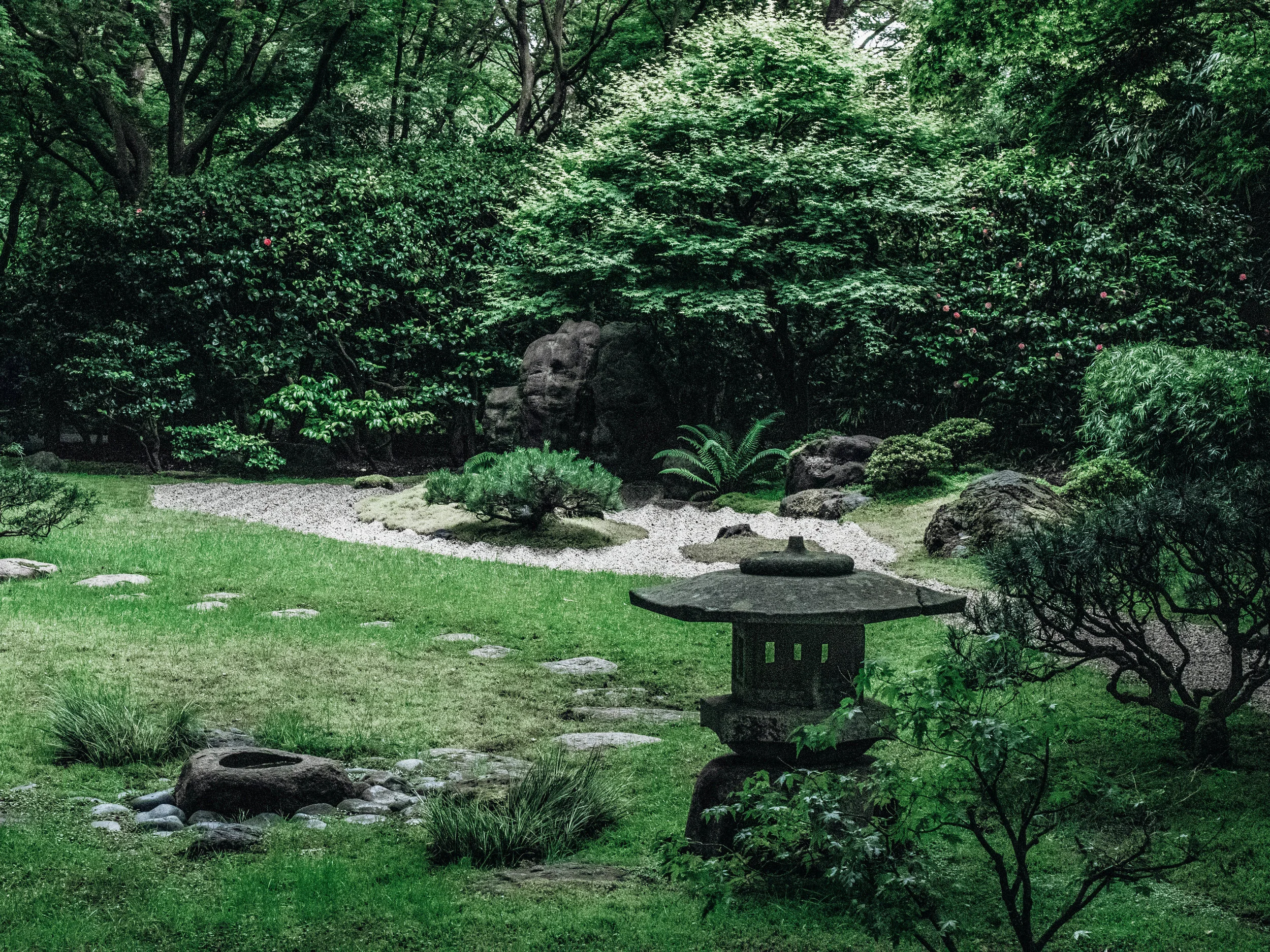 Zen Garden; Japanese Botanical Gardens, San Fransisco