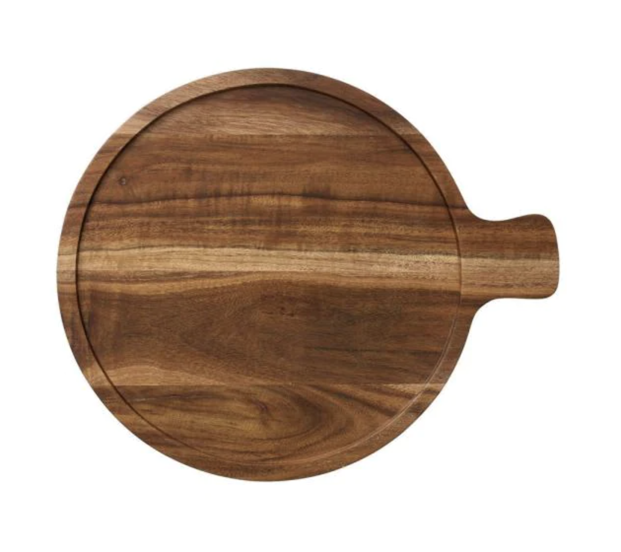 ARTESANO 9-1/2 IN. WOOD TRAY COVER FOR VEGETABLE SALAD BOWL