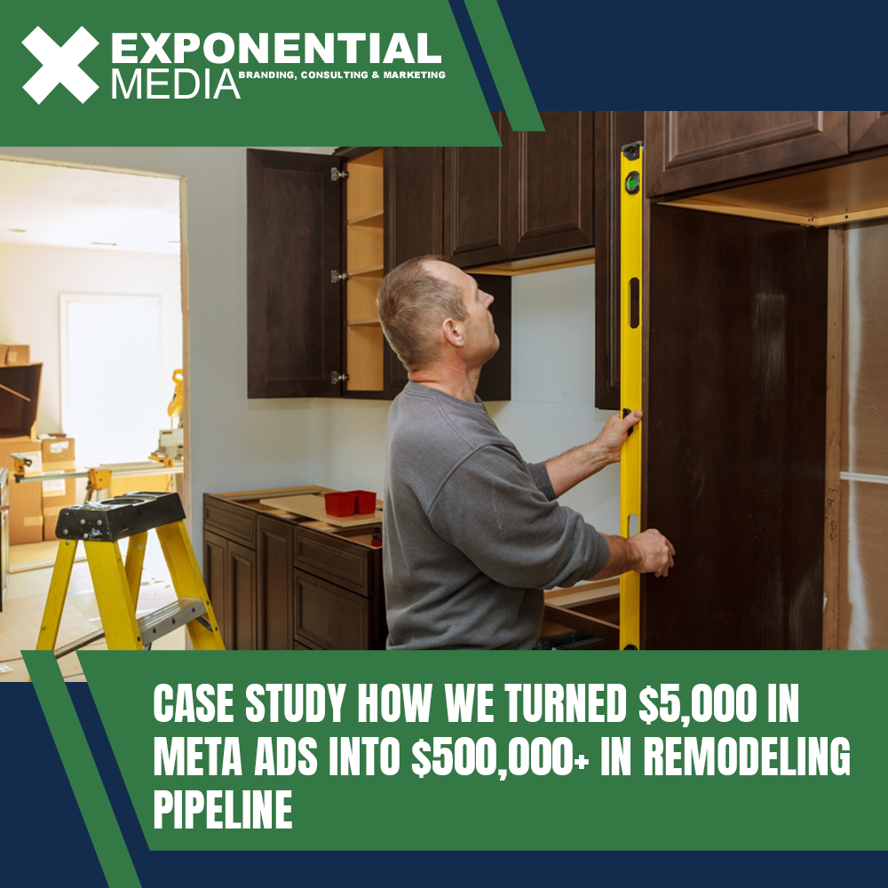 CASE STUDY  How We Turned $5,000 in Meta Ads into $500,000+ in Remodeling Pipeline