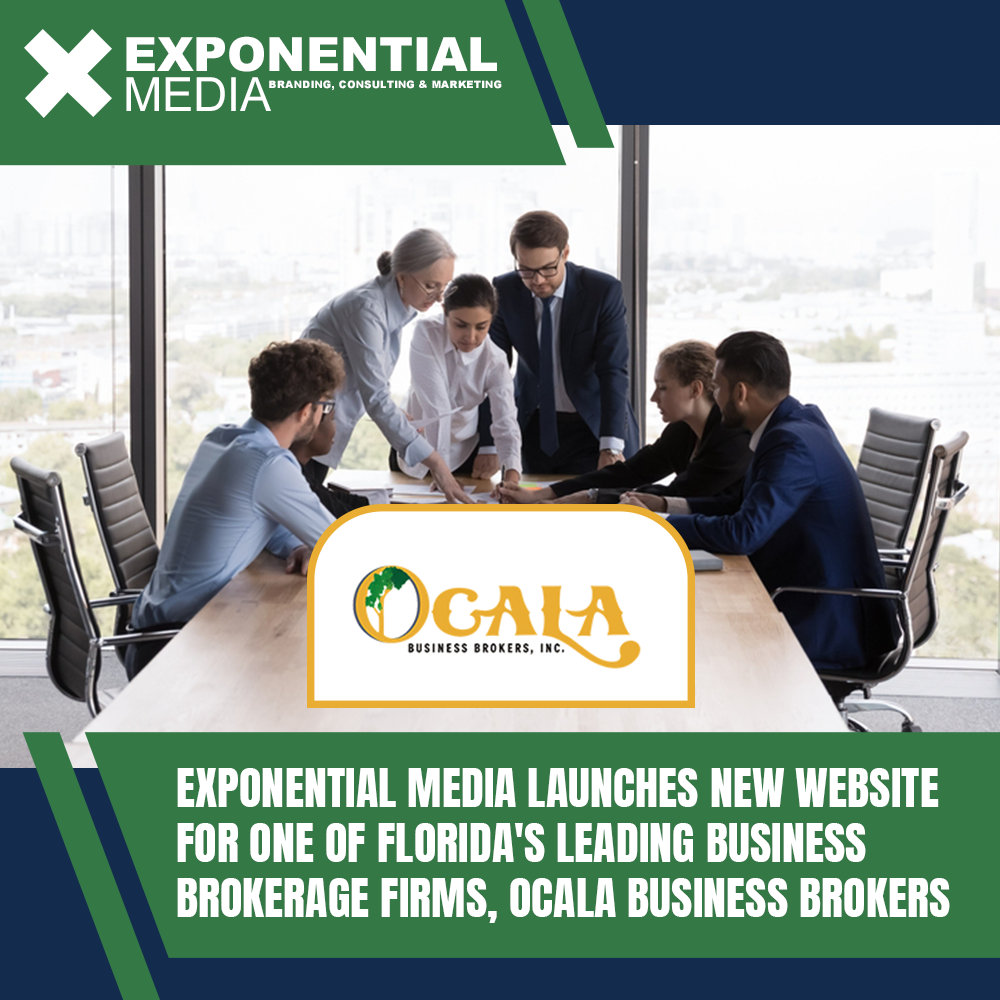 Exponential Media Launches New Website for One of Florida's Leading Business Brokerage Firms, Ocala Business Brokers