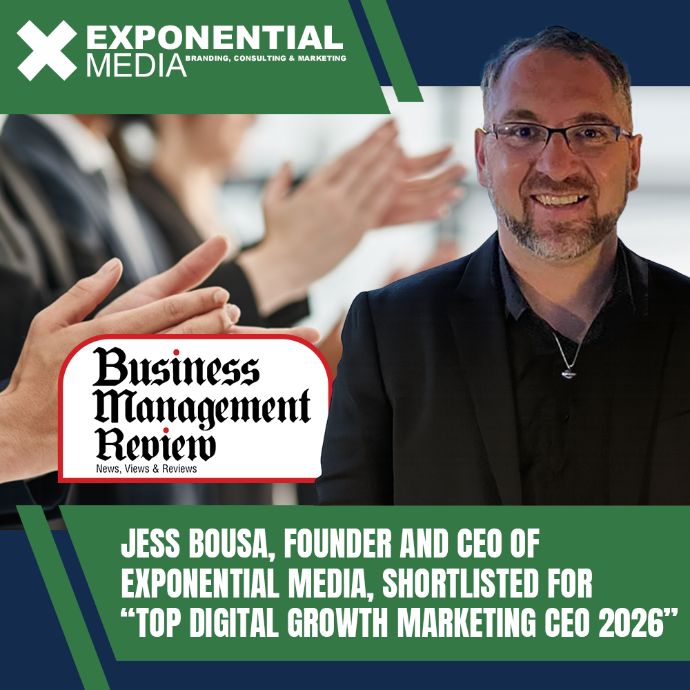 Jess Bousa, Founder and CEO of Exponential Media, Shortlisted for “Top Digital Growth Marketing CEO 2026”