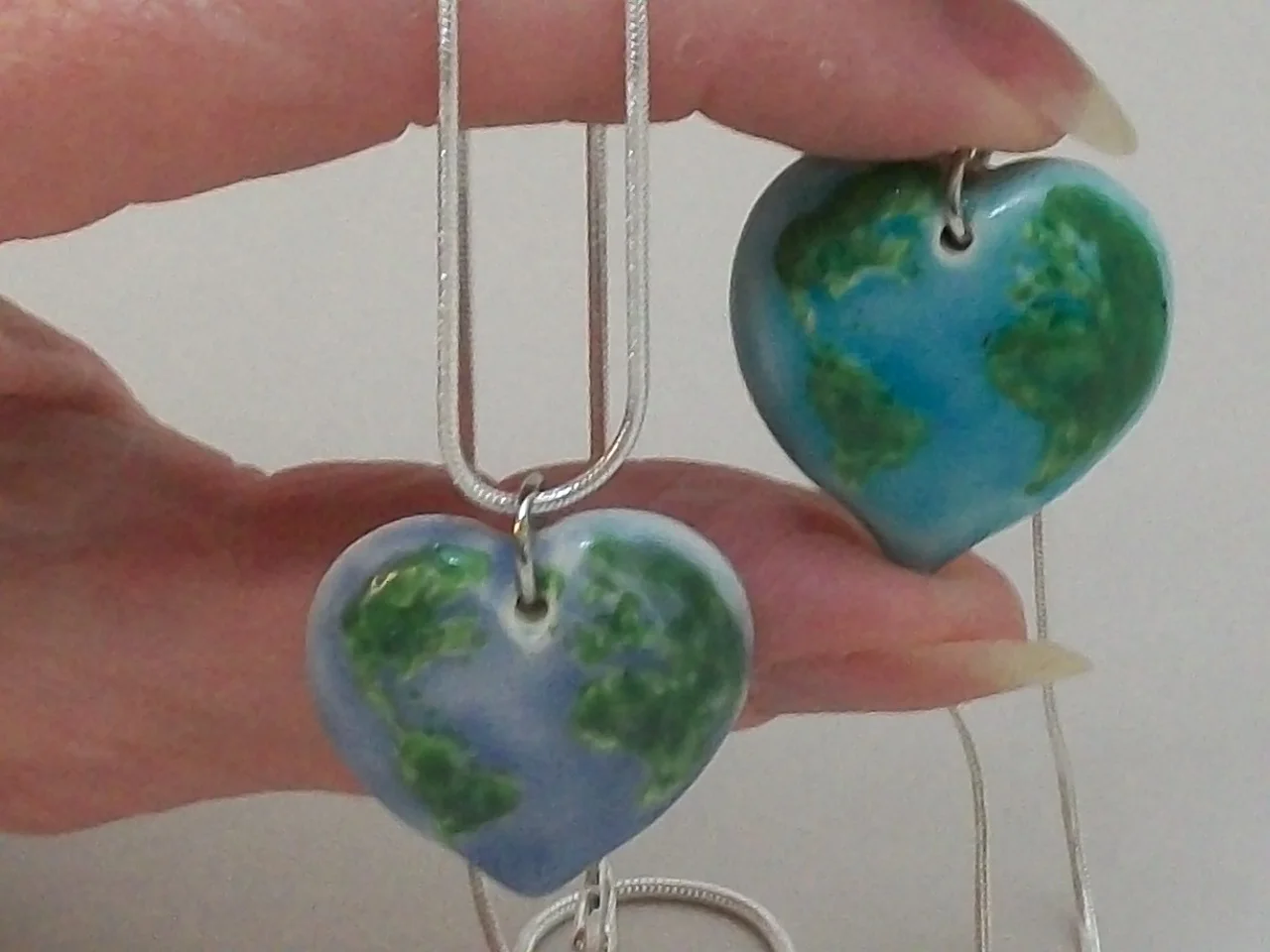 Heart Earth Pendant