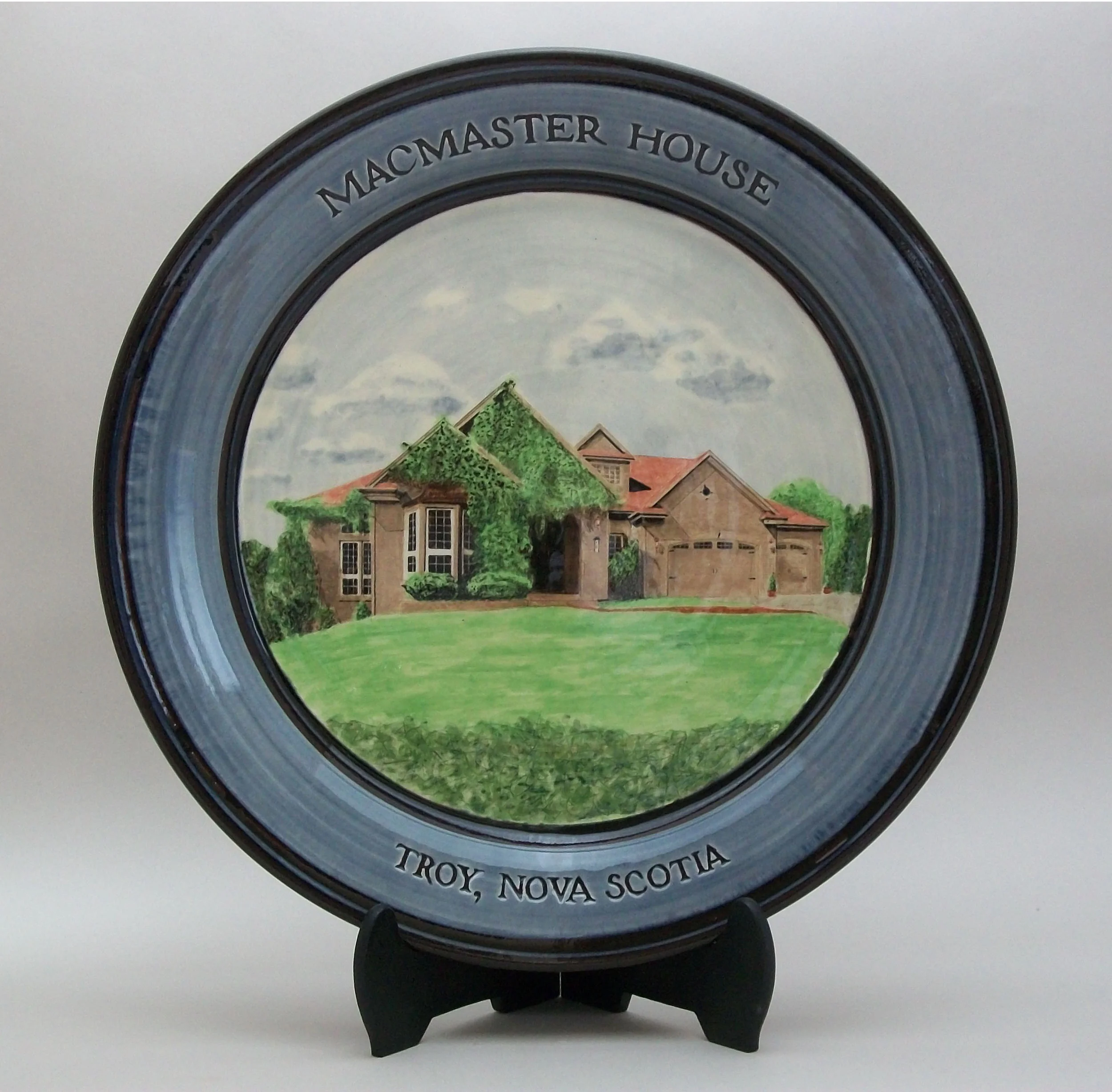 House Portrait Plate