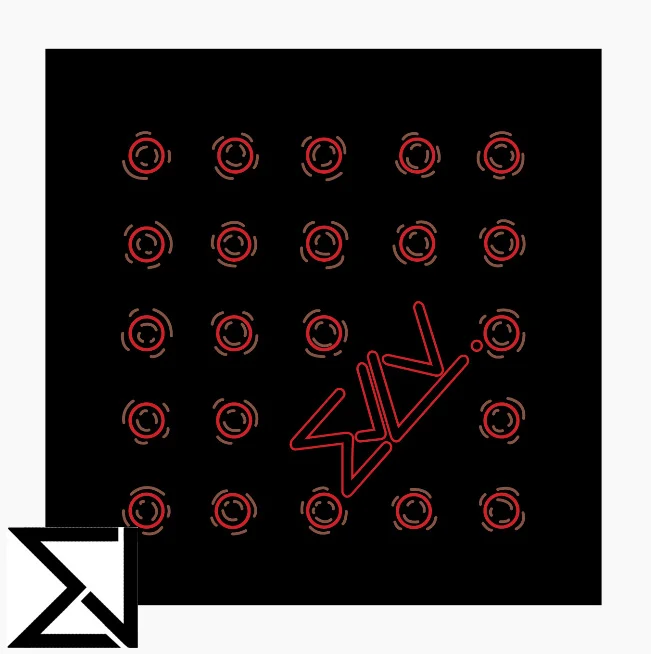 Black &amp; Red Octodana