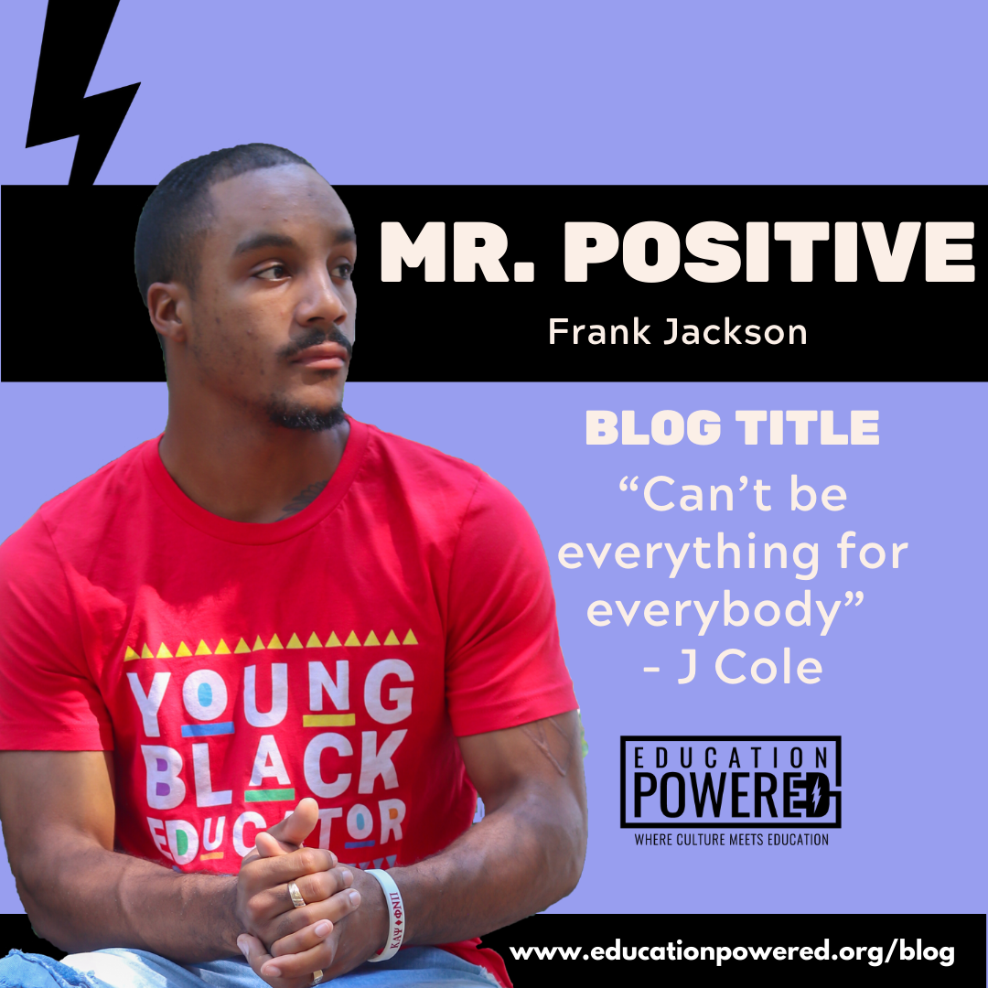 “Can’t be everything for everybody” - J Cole 