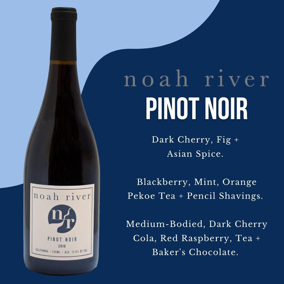 California Pinot Noir 🍷 #fridayfeature 

#noahriverwines #carveyourpath #beboundless #caliwine #pinotnoir #californiapinot @jamey_whetstone #tgif #cheers