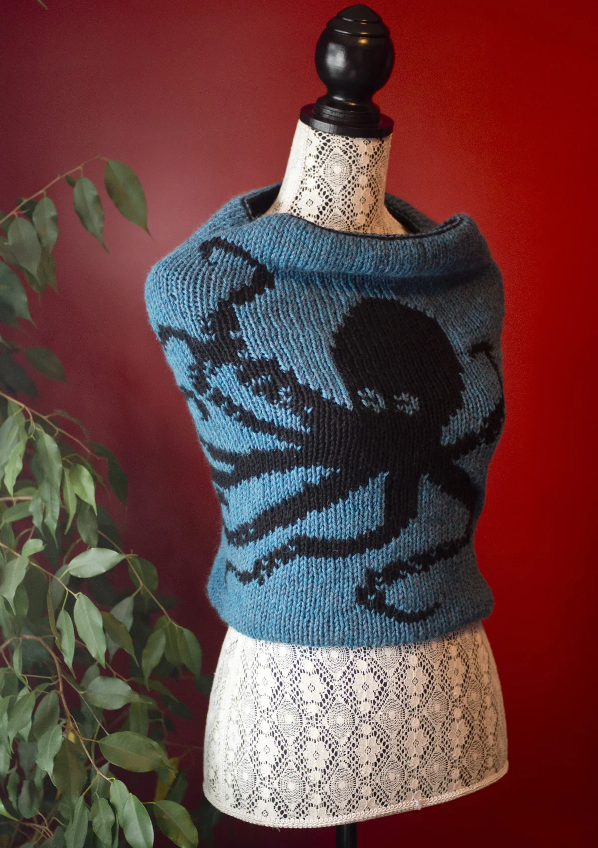 Kraken Double-Knit Cowl