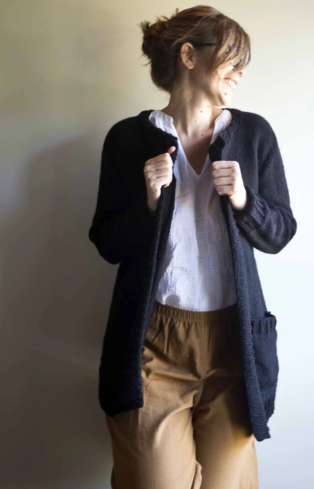 Beloved Black Cardigan Knitting Pattern