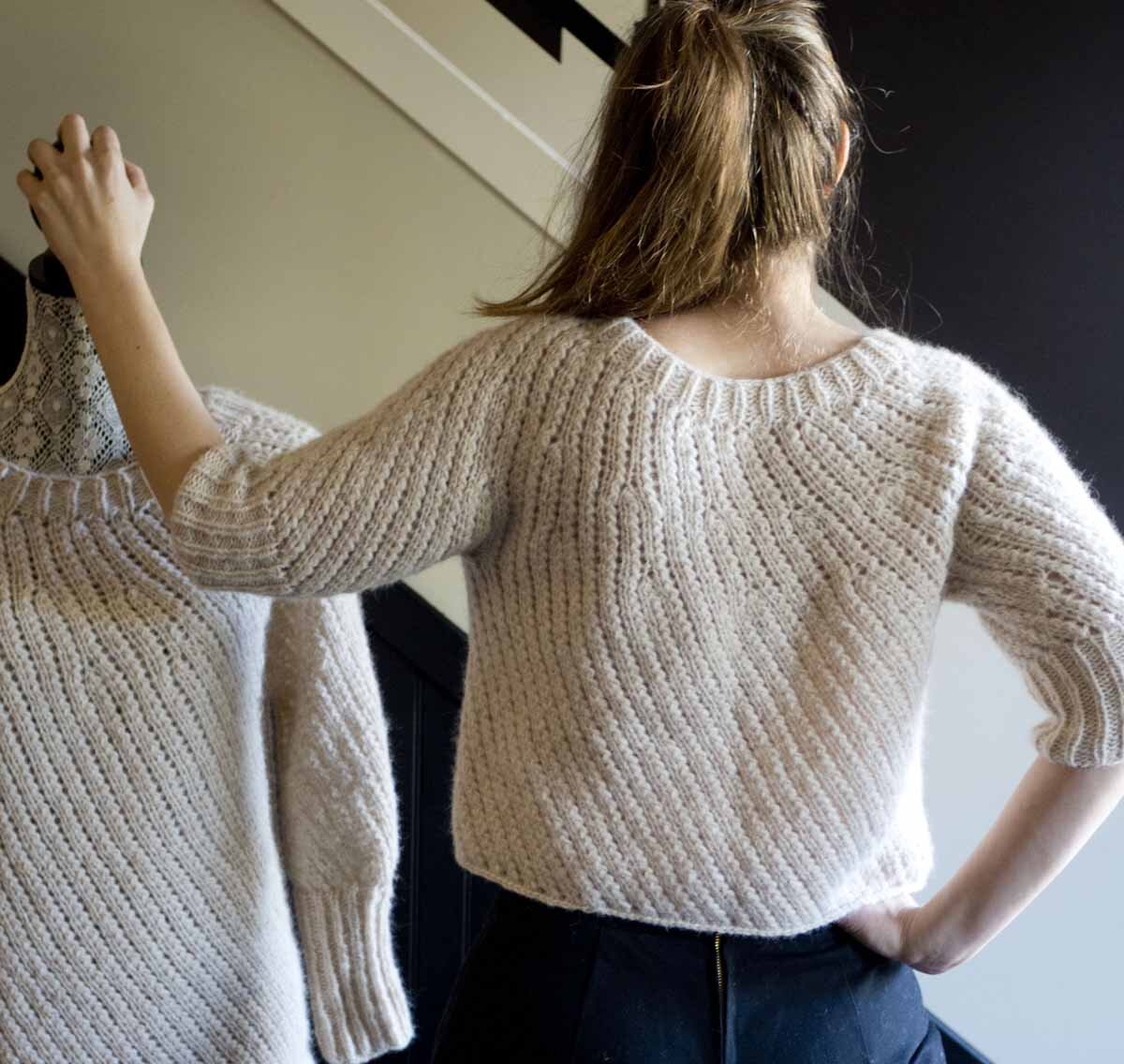 St. Laurent Sweater Knitting Pattern — Kraftling