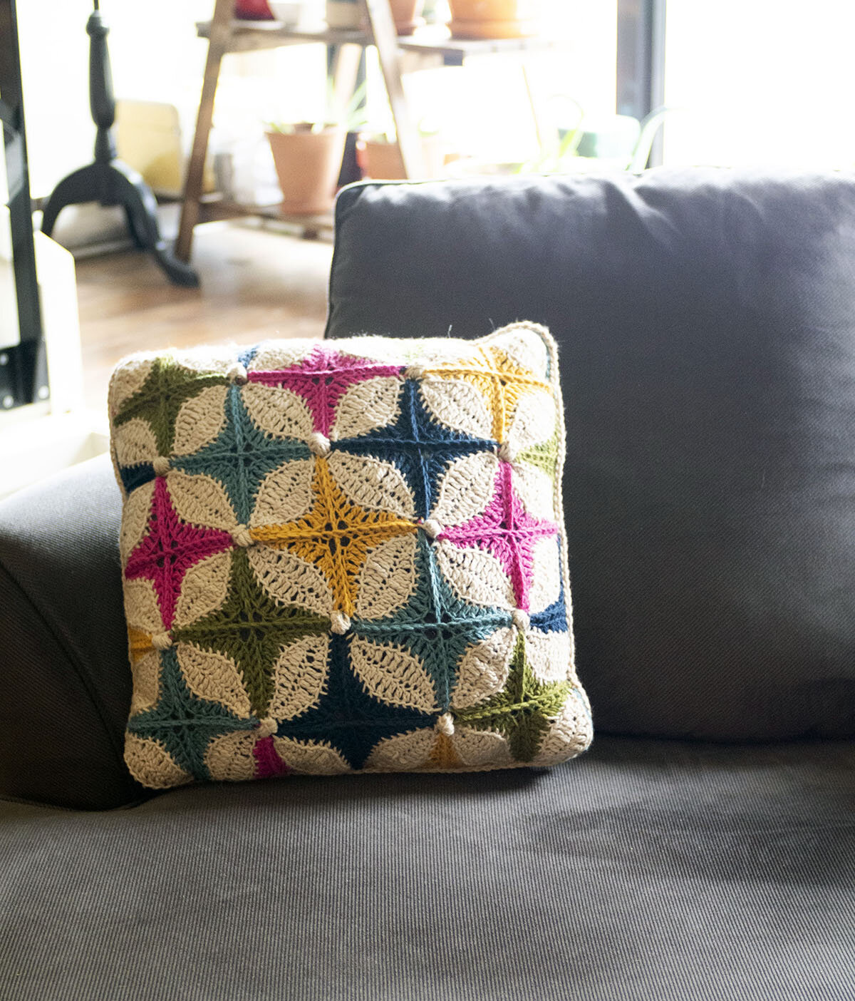 Stars Blanket and Pillow Crochet Pattern